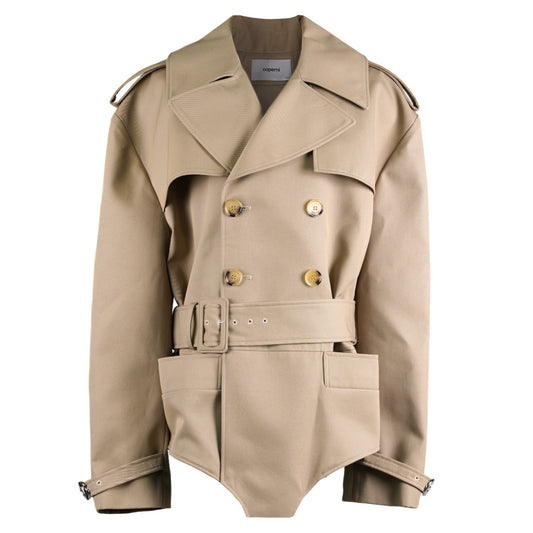 BODY TRENCH COAT / BEIGE