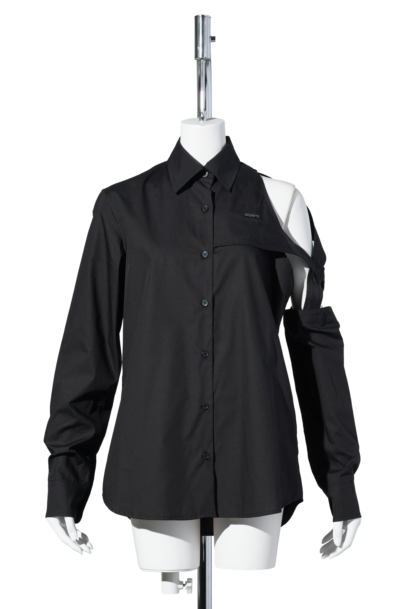 CUTOUT SHIRT / BLACK