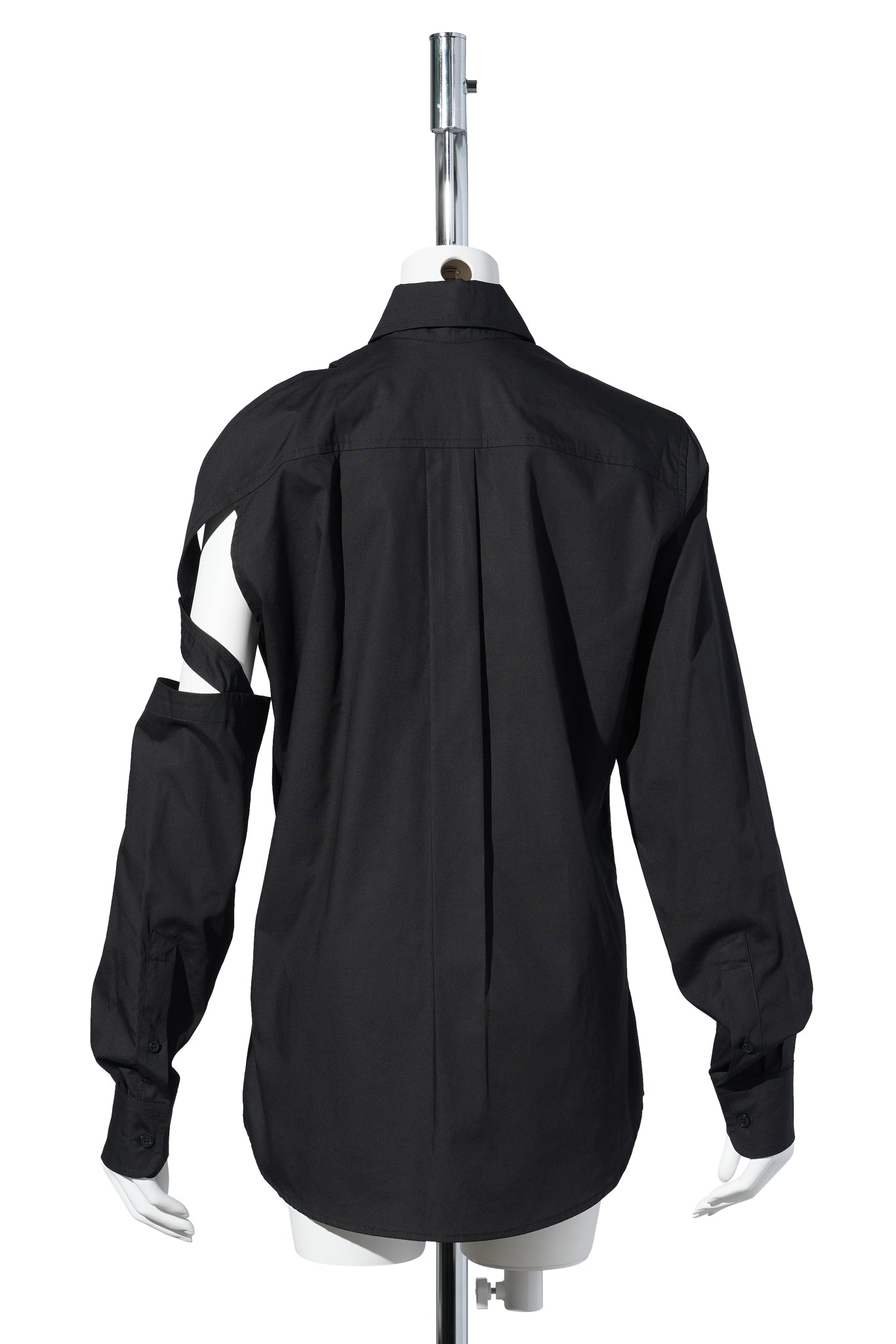 CUTOUT SHIRT / BLACK