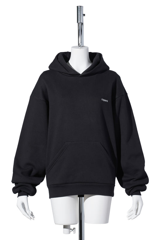 HORN HOODIE / BLACK AND WHITE