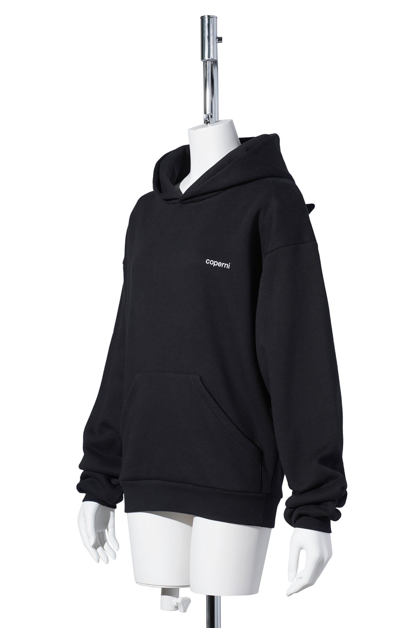 HORN HOODIE / BLACK AND WHITE