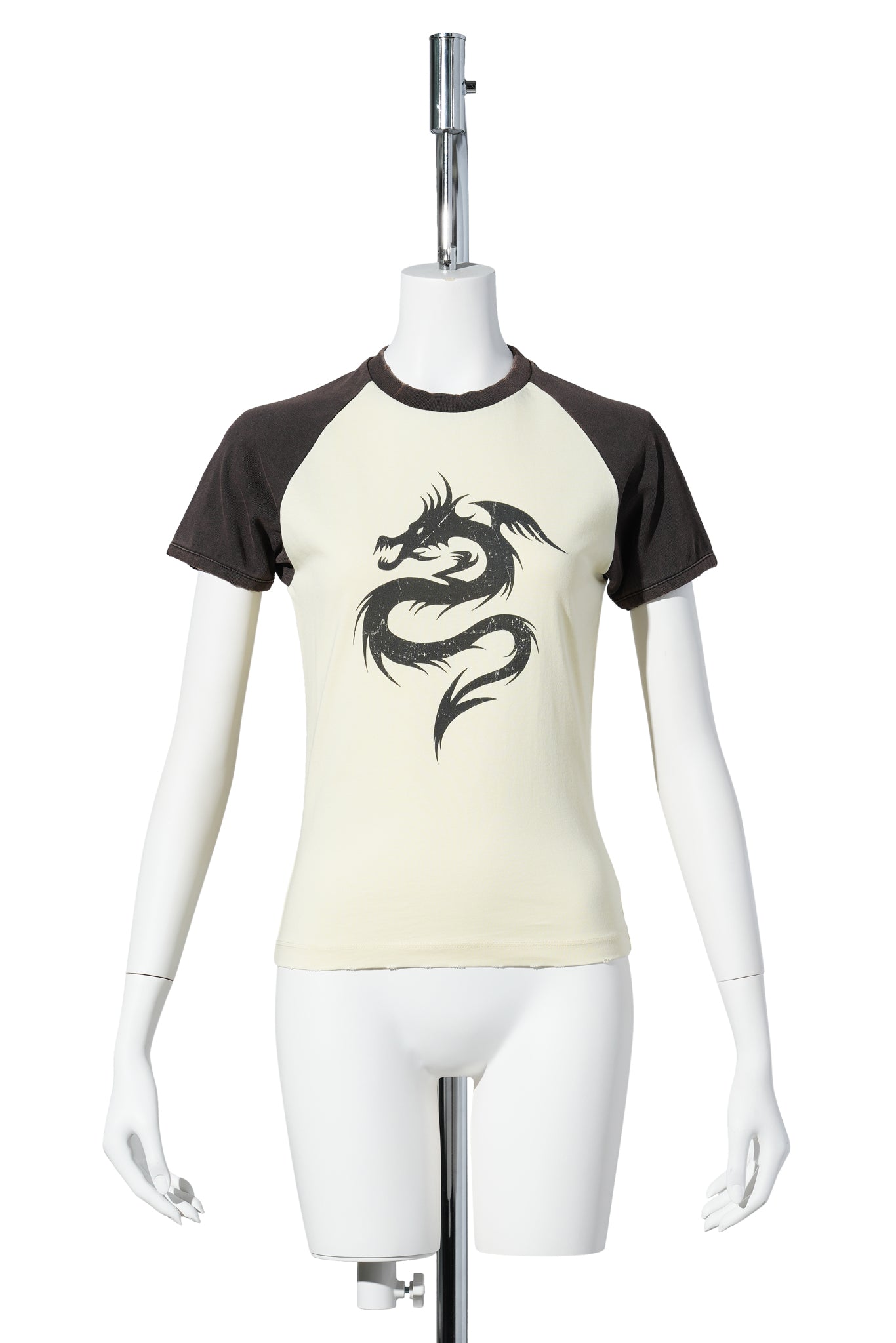 DRAGON BABY TEE / YELLOW/BLACK