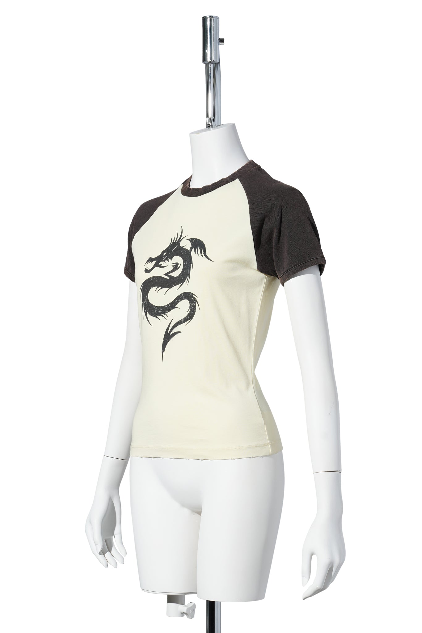 DRAGON BABY TEE / YELLOW/BLACK