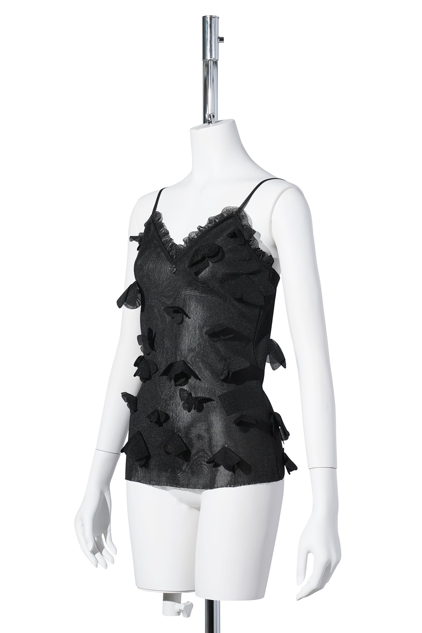 BUTTERFLIES TECHNO TOP / BLACK
