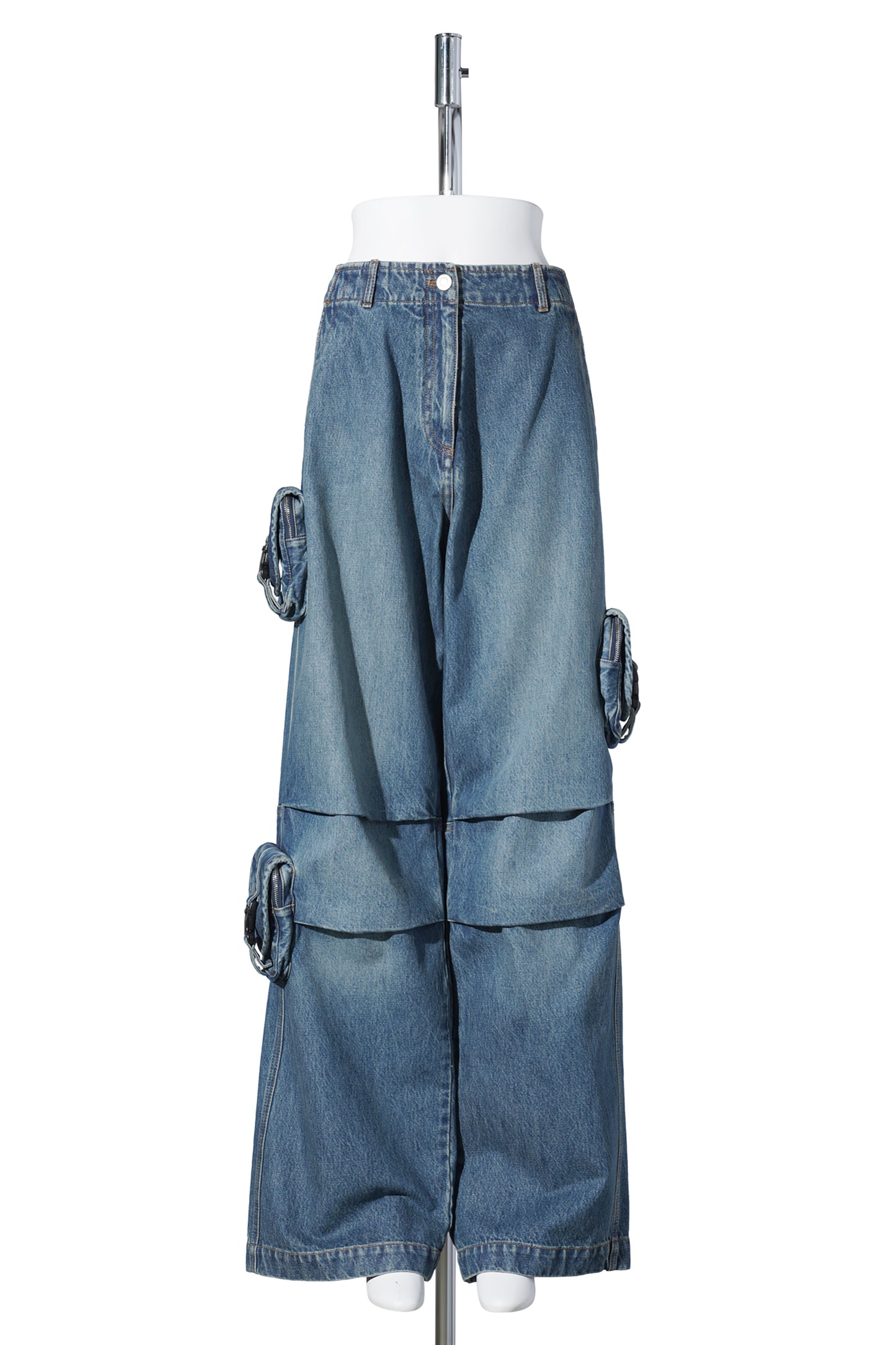 CARGO DENIM PANTS / BLUE