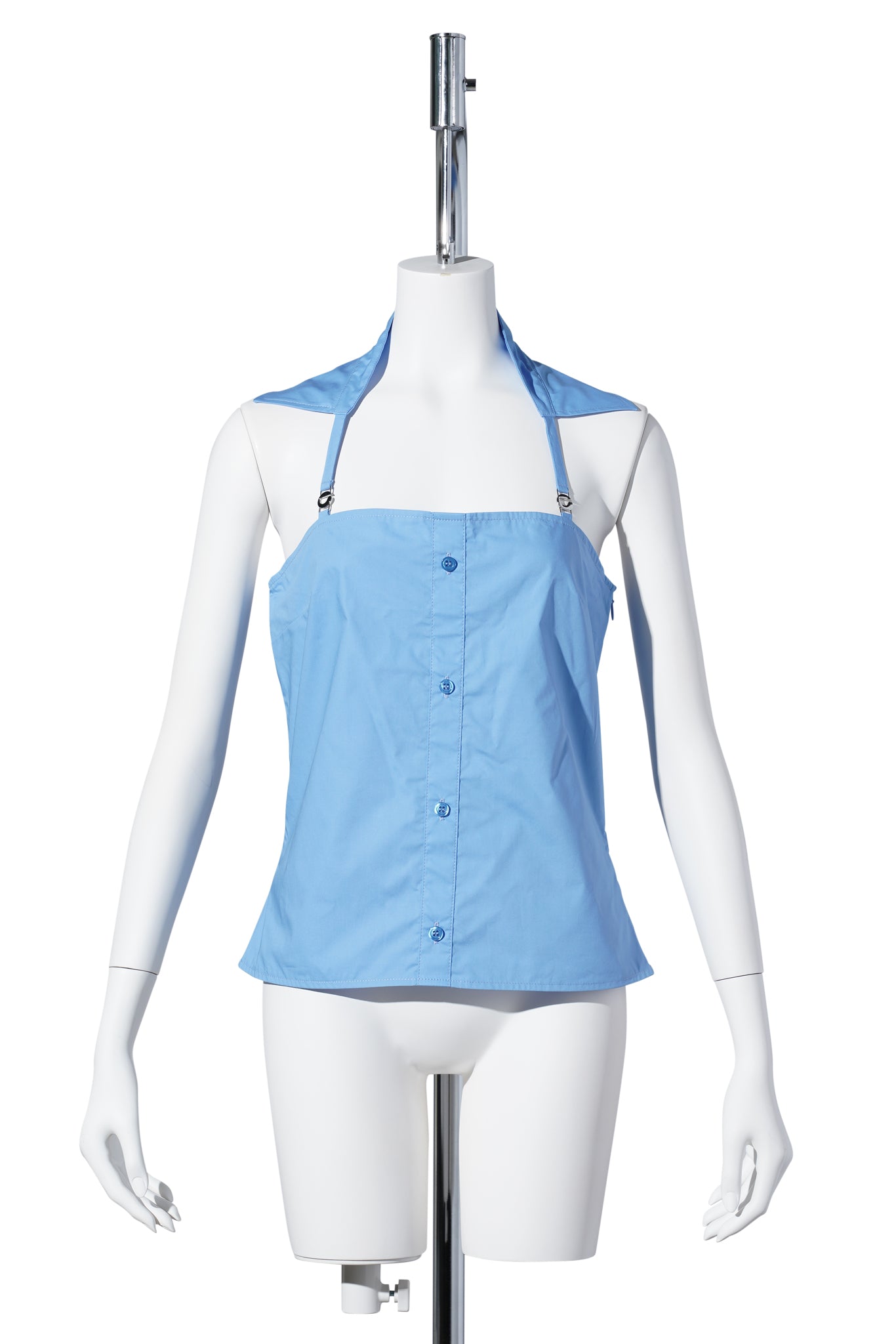COLLARED BUSTIER / BLUE