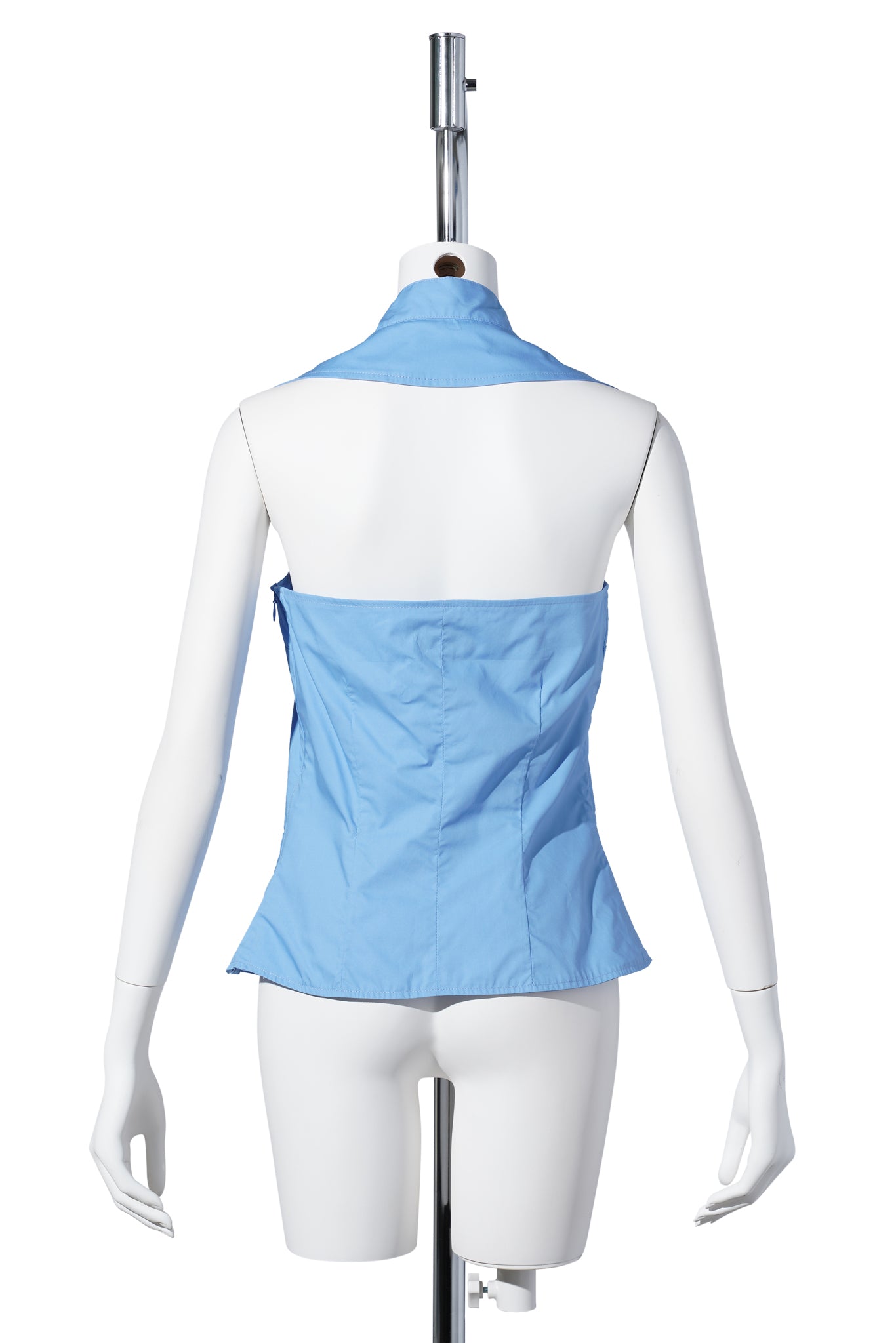 COLLARED BUSTIER / BLUE