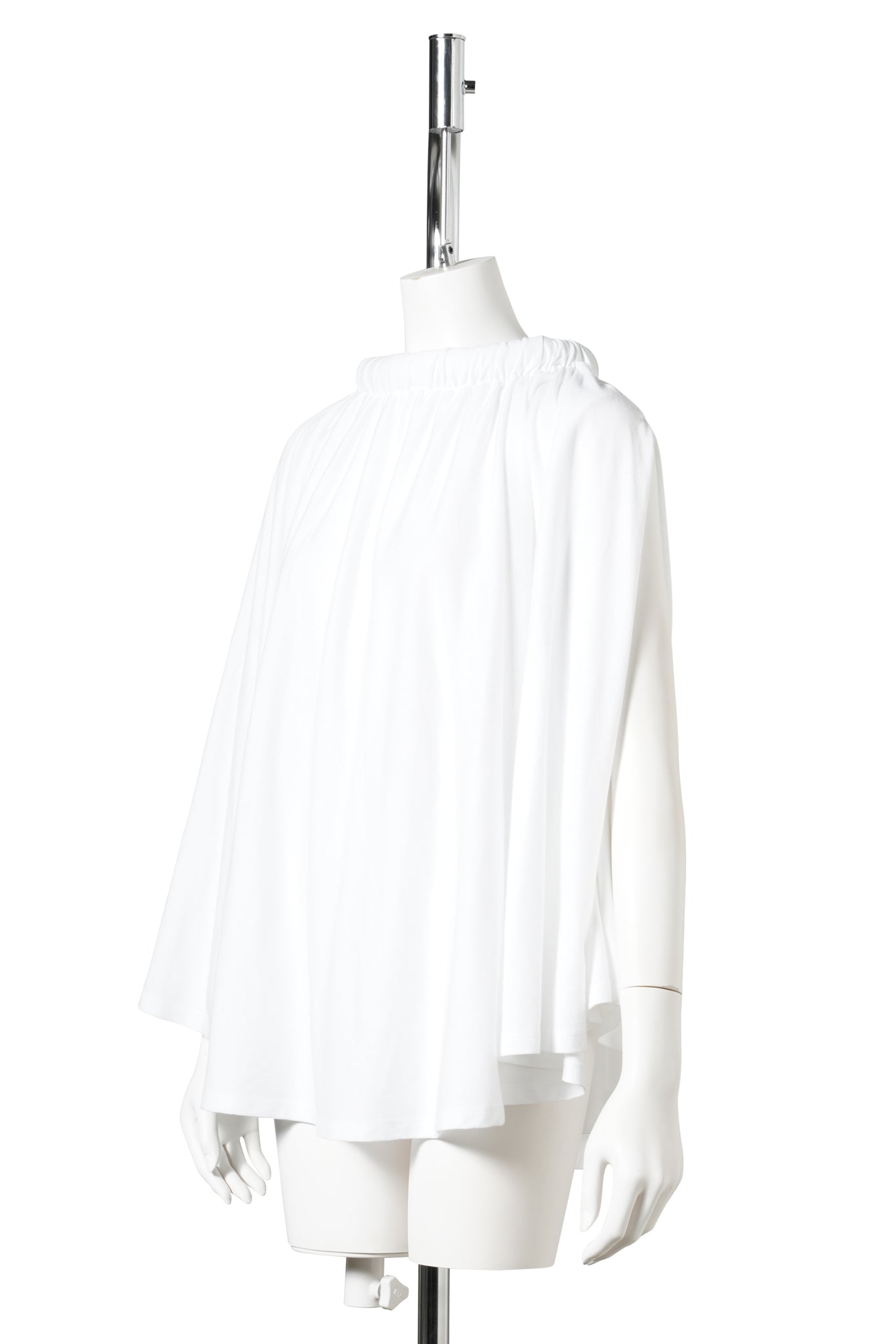 KNITTED CIRCLE TOP / WHITE