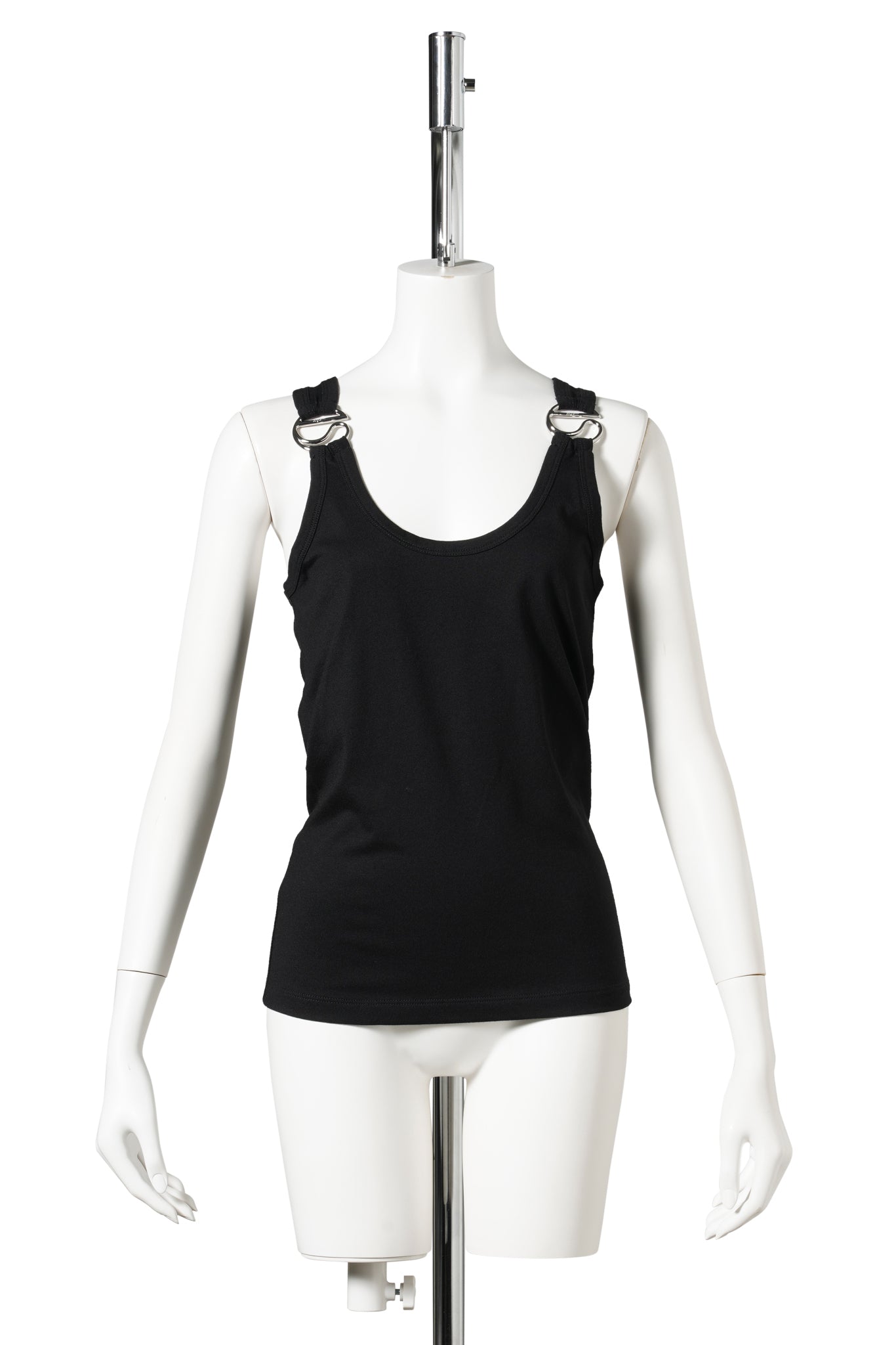 C-LOGO TANK TOP / BLACK
