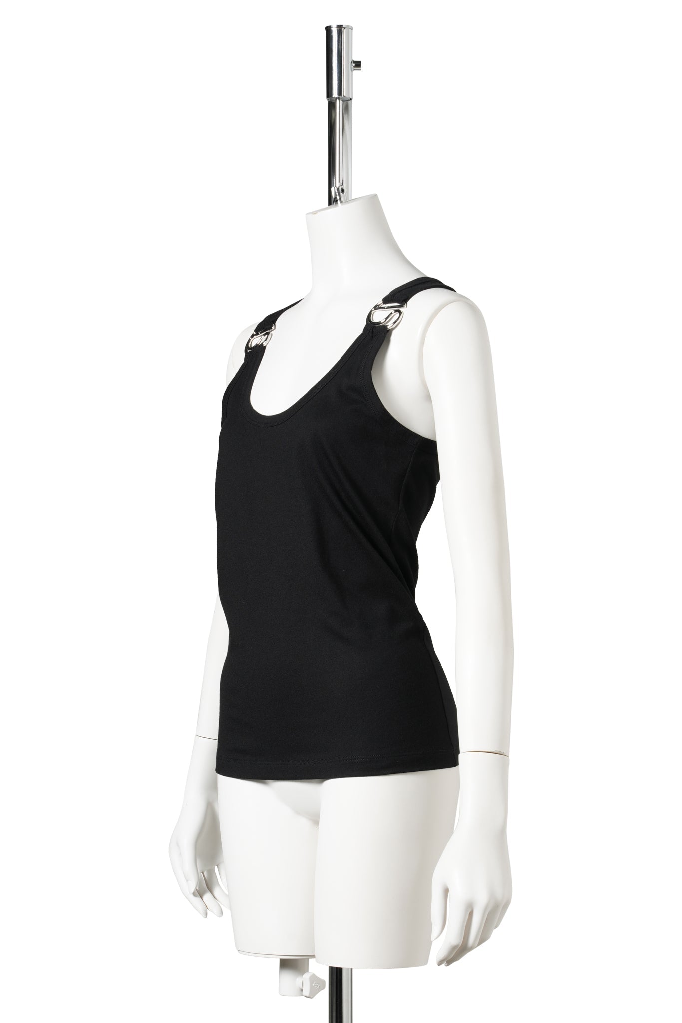 C-LOGO TANK TOP / BLACK