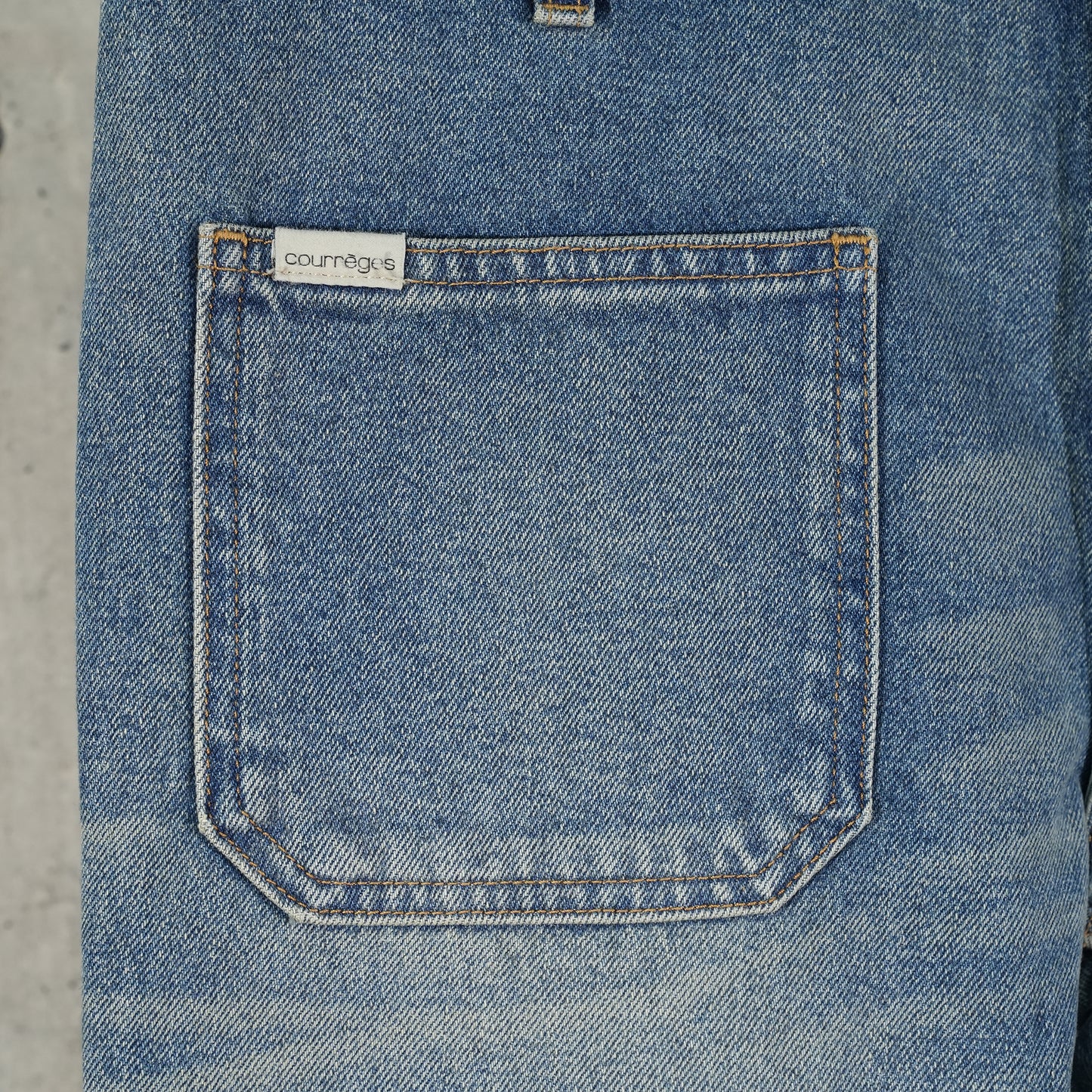 BOOTCUT PANTS 2-POCKET DENIM / 7052:VINTAGE MEDIUM BLUE