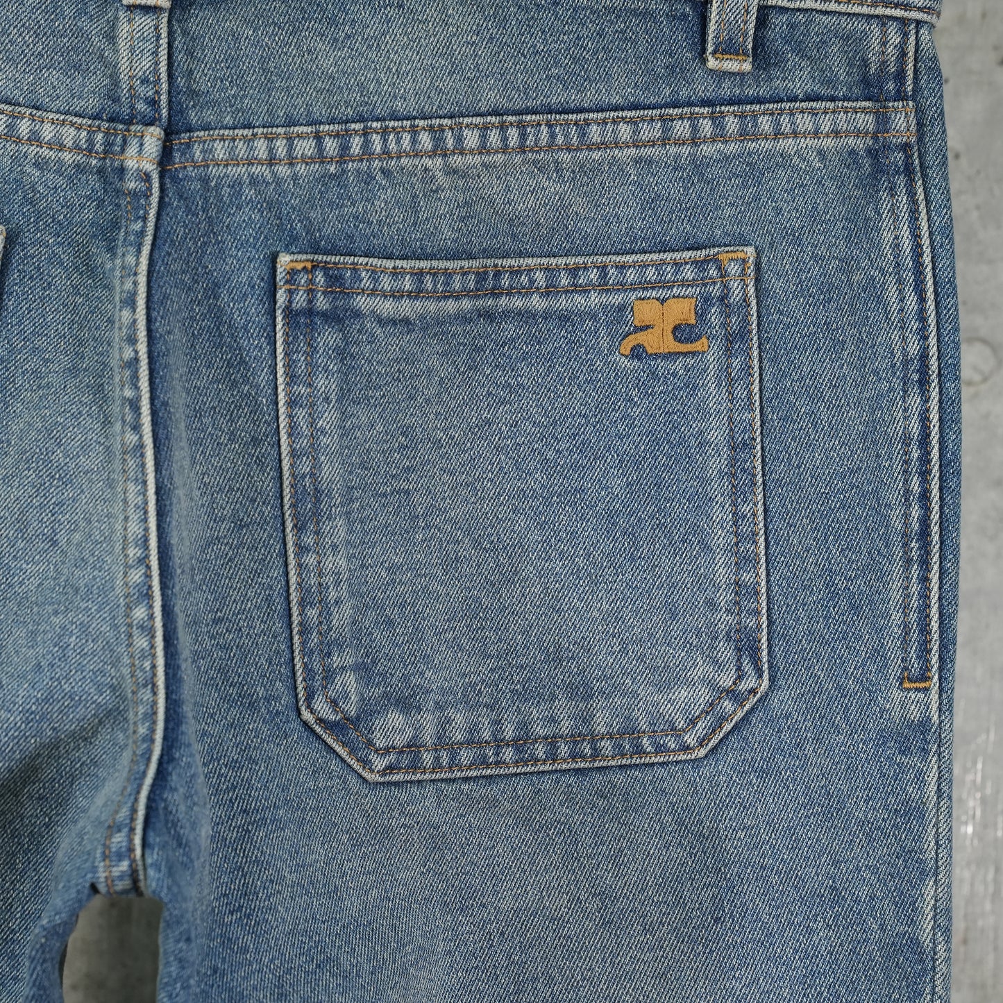 BOOTCUT PANTS 2-POCKET DENIM / 7052:VINTAGE MEDIUM BLUE