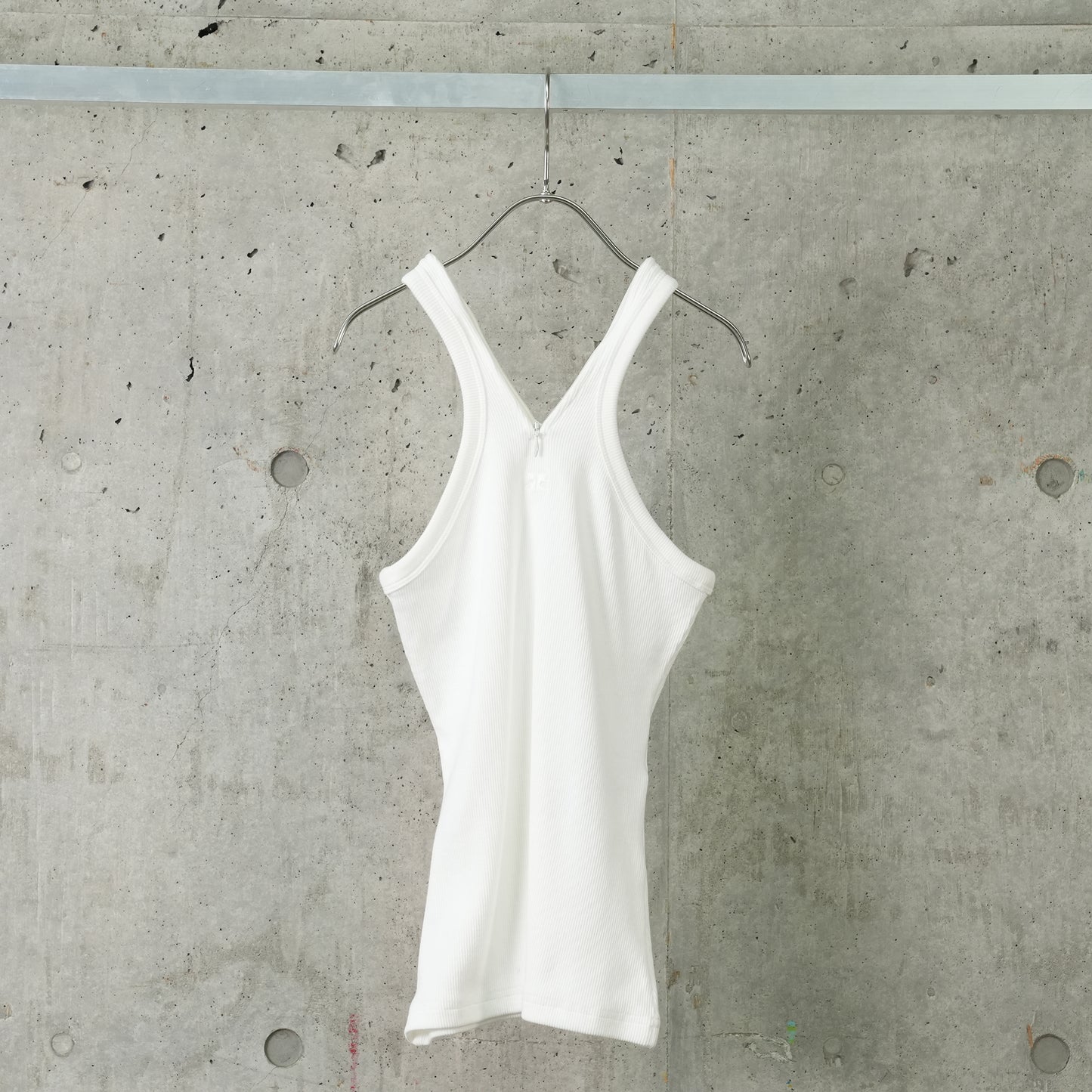 TANK TOP CRISS CROSS 90'S RIB / 0001:HERITAGE WHITE