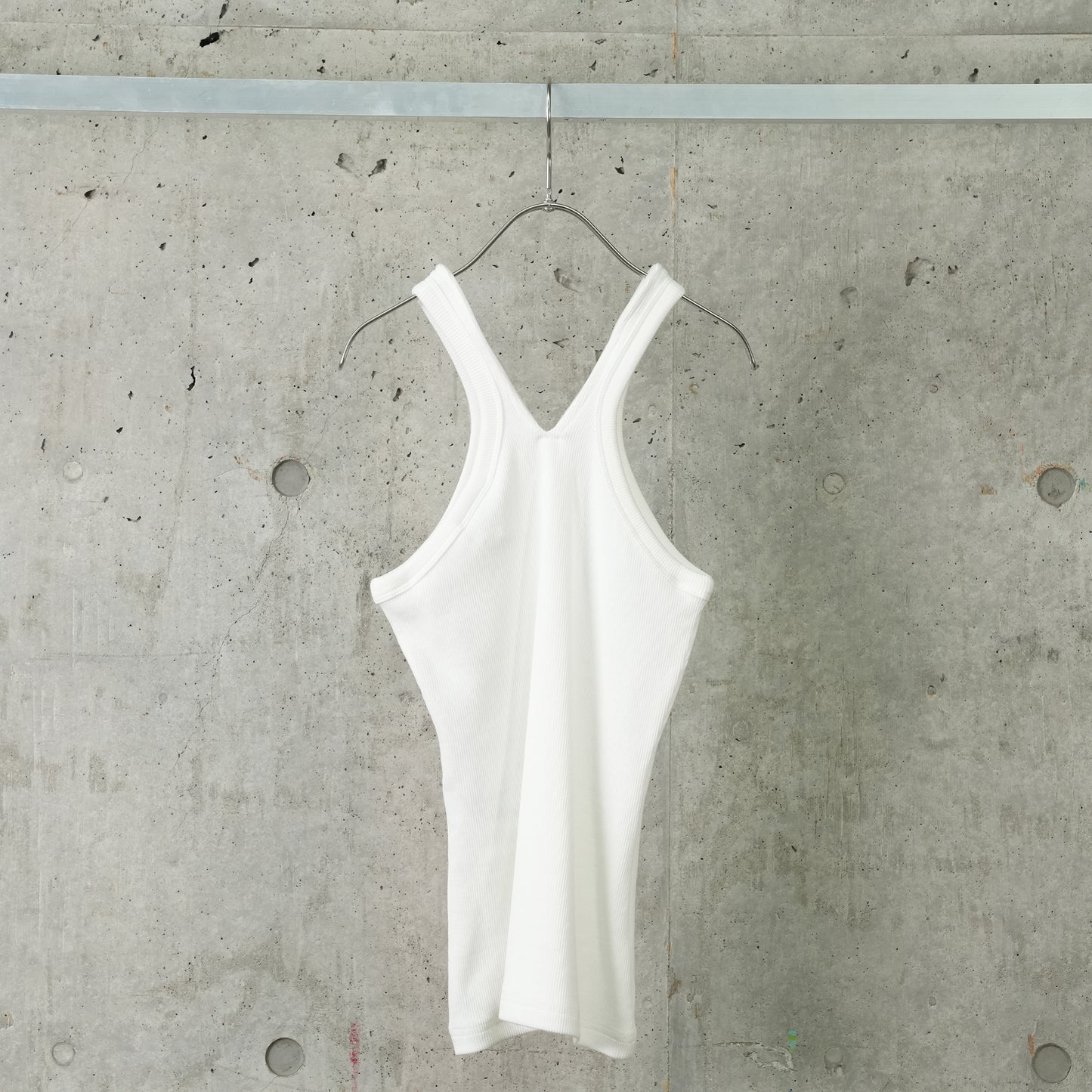 TANK TOP CRISS CROSS 90'S RIB / 0001:HERITAGE WHITE