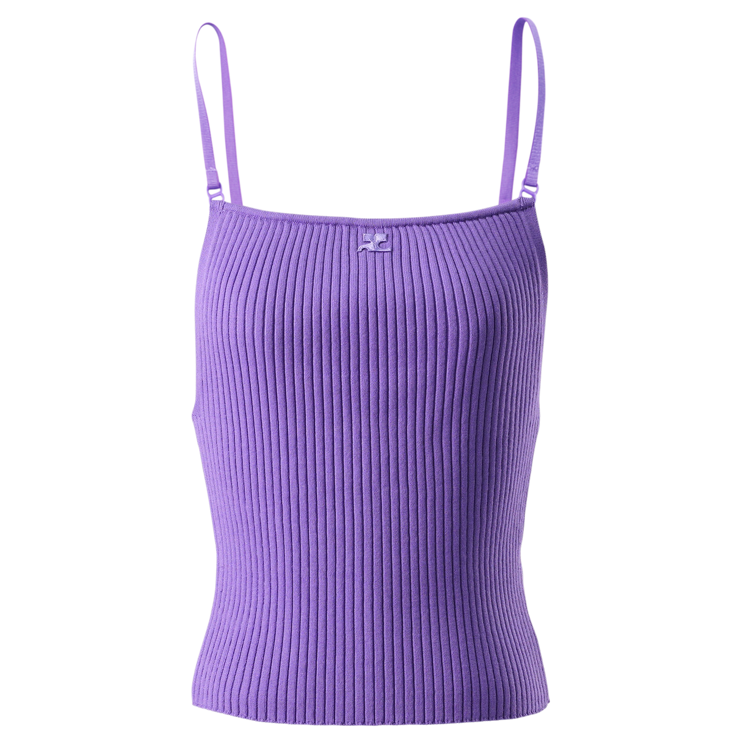 TANK TOP RIB KNIT / 6001:PURE PURPLE