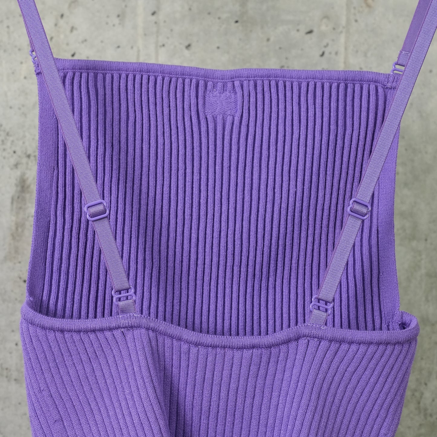 TANK TOP RIB KNIT / 6001:PURE PURPLE