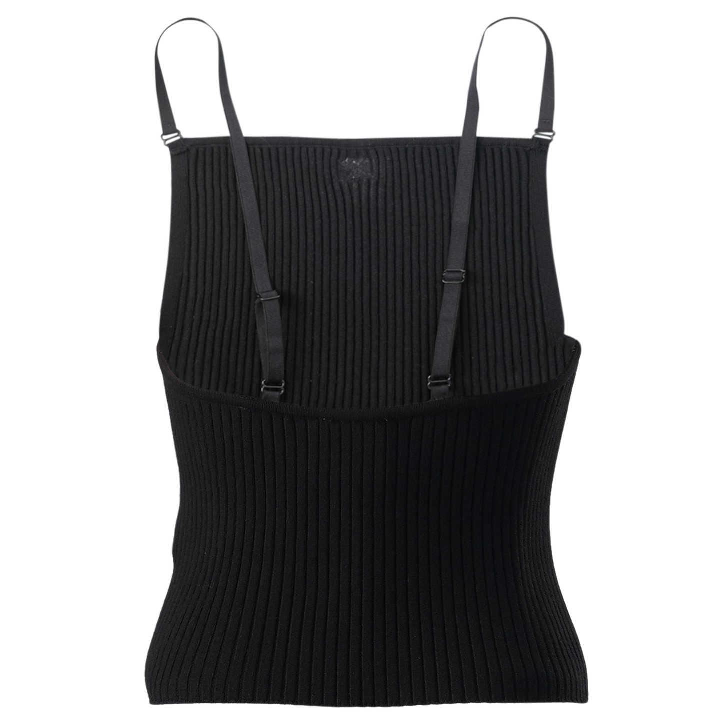 TANK TOP RIB KNIT / 9999:BLACK