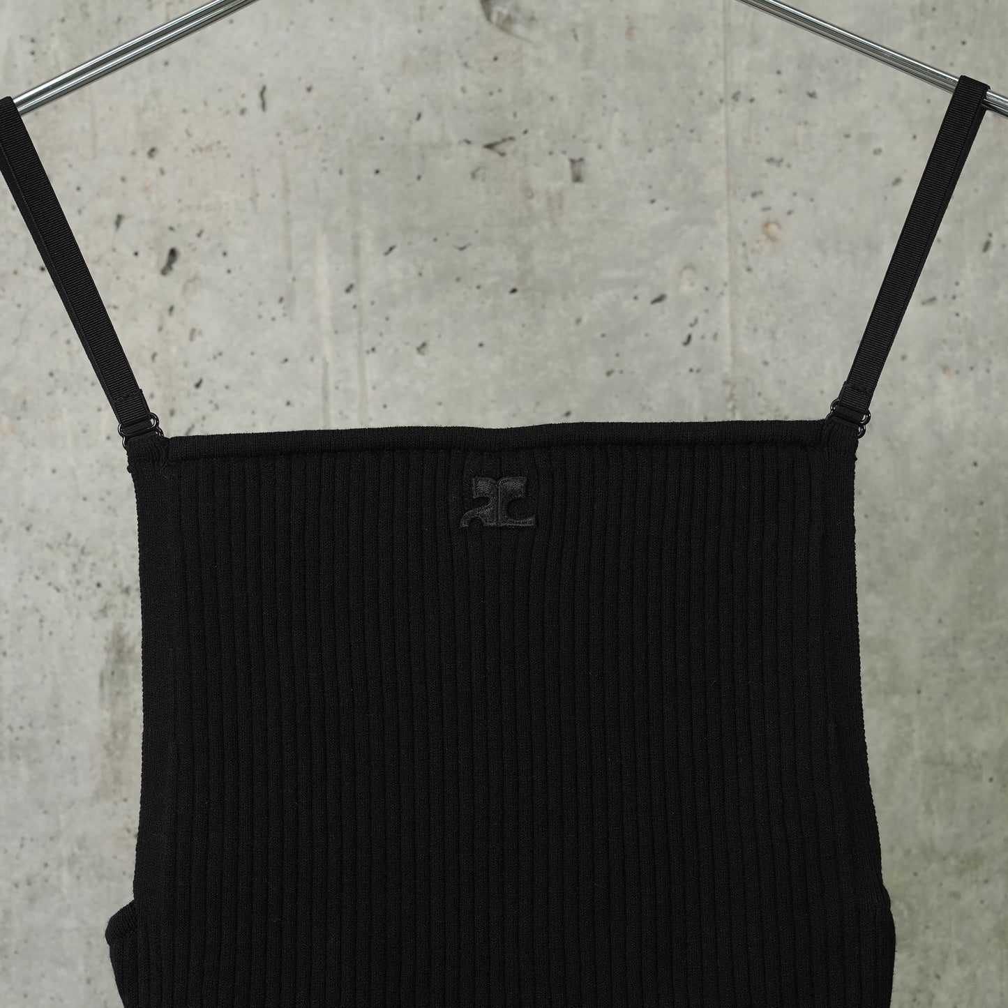 TANK TOP RIB KNIT / 9999:BLACK