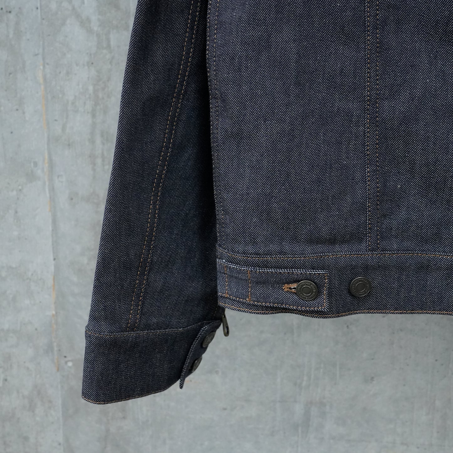 BLOUSON OVERSIZE MOTORCYCLE DENIM / 9011:DARK HEATHER GREY