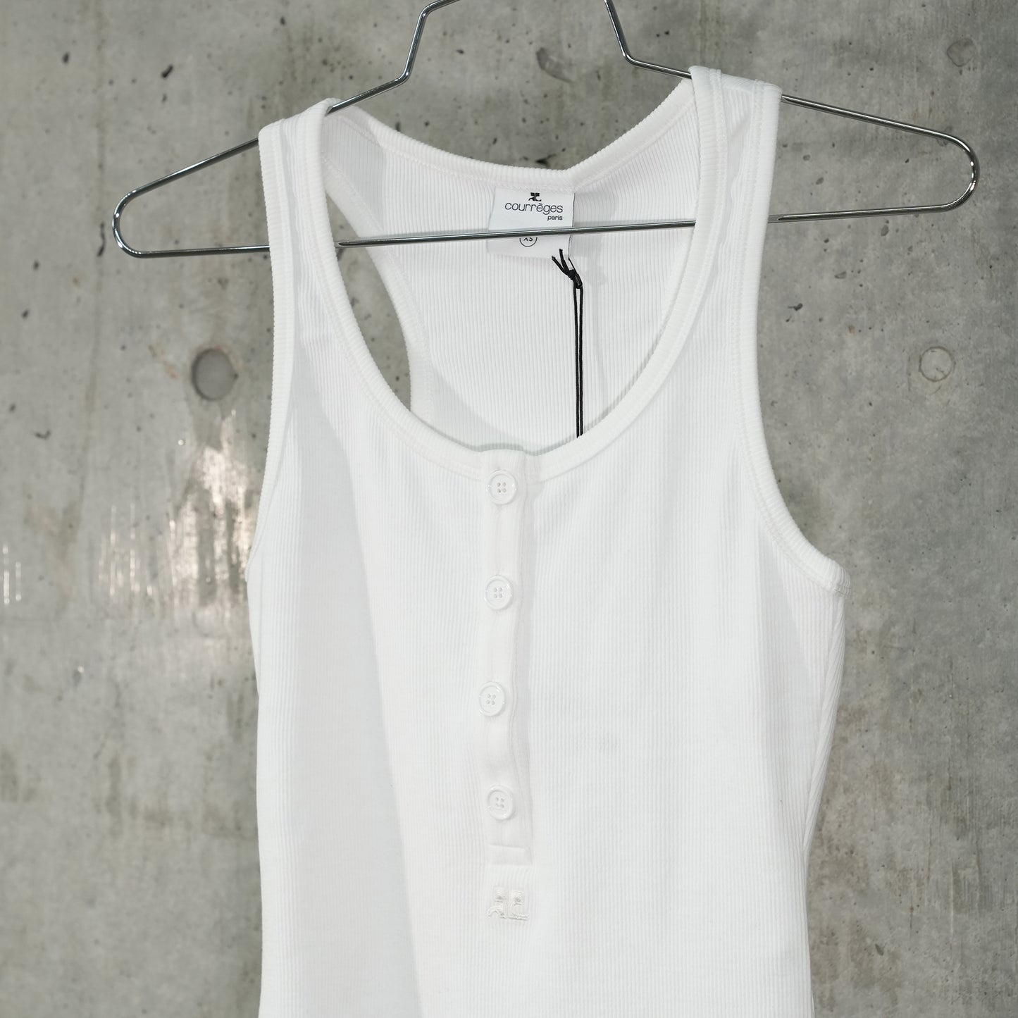 TANK TOP RIB 90's / 0001:HERITAGE WHITE