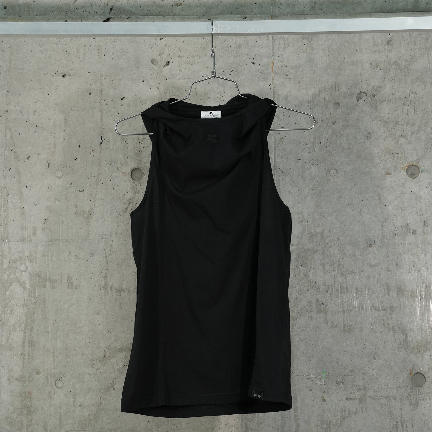 TANK TOP HOODED / 9999:BLACK