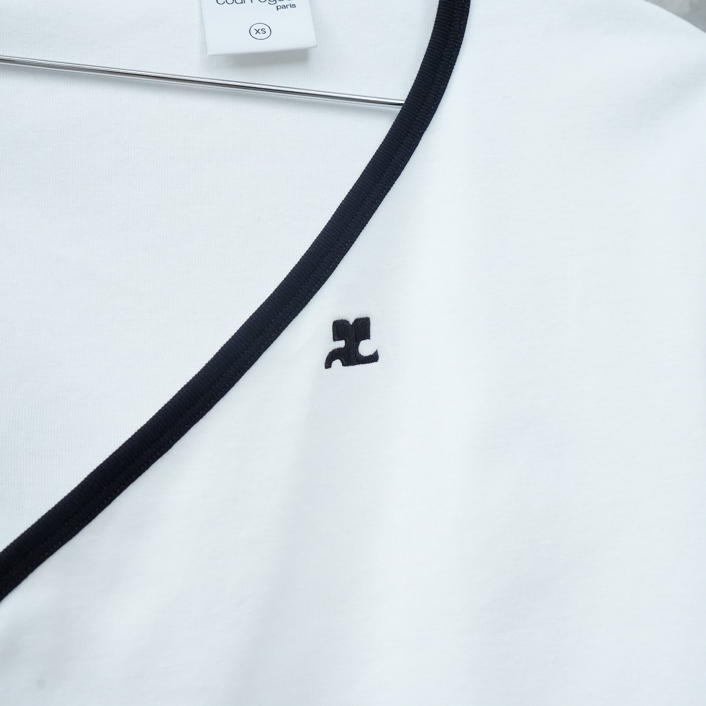 TOP SLASH CONTRAST / 0098:HERITAGE WHITE/BLACK