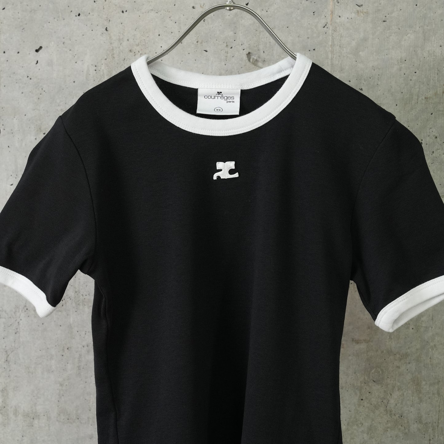 T-SHIRT SIGNATURE CONTRAST / 9901:BLACK/HERITAGE WHITE