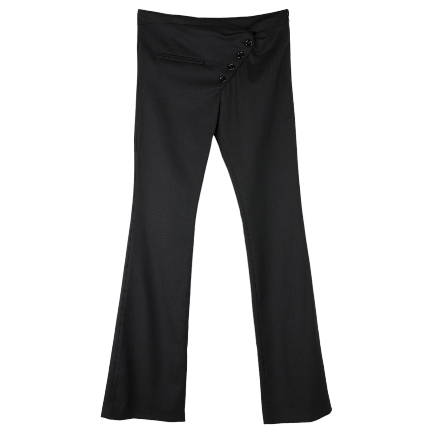 PANTS TWIST TAILORED WOOL / 9999:BLACK