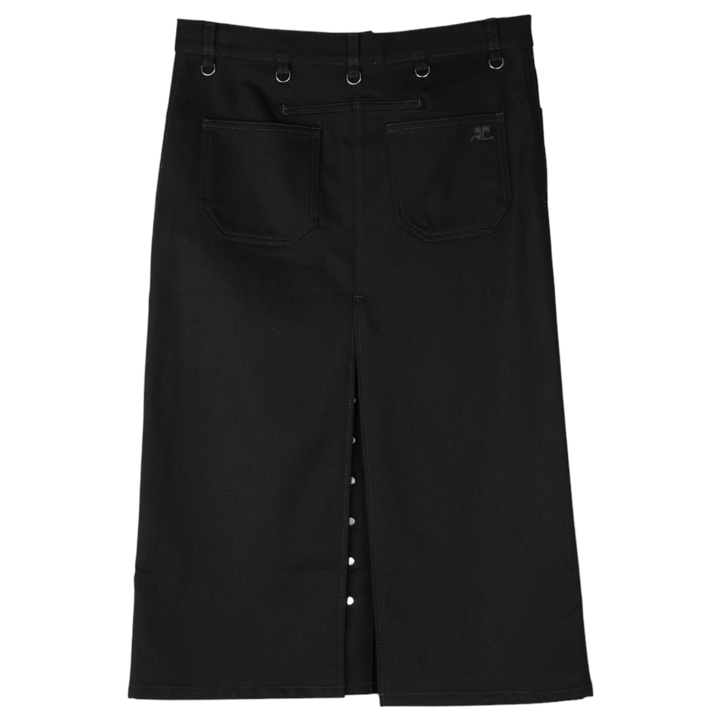 SKIRT MULTIFLEX BLACK DENIM / 9999:BLACK