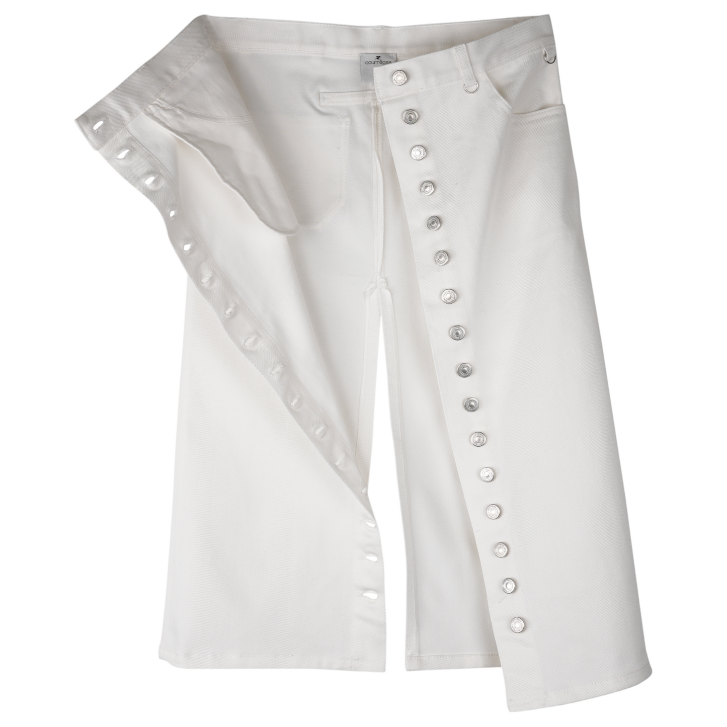 SKIRT MULTIFLEX WHITE DENIM / 0001:HERITAGE WHITE