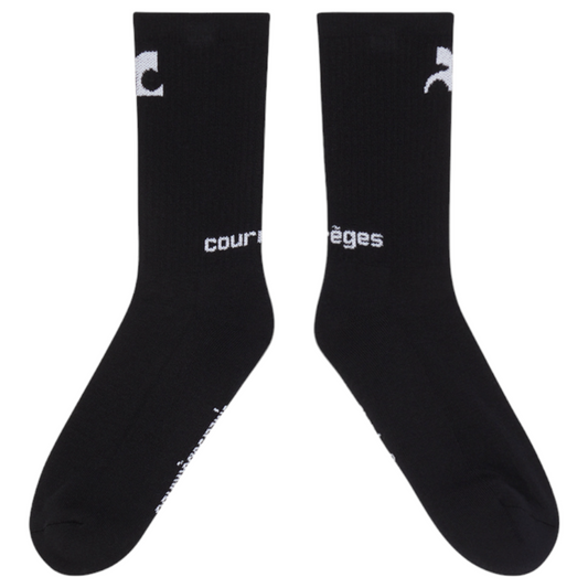 SOCKS AC SPORTS / 9902:BLACK / OPTIC WHITE