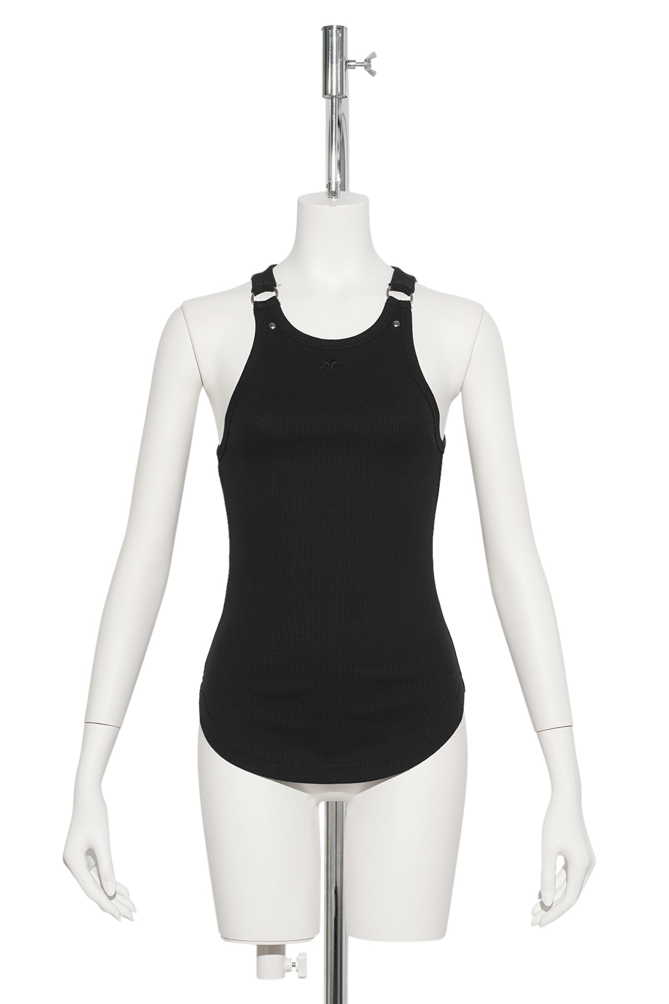 TANK TOP BUCKLE 90'S RIB / 9999:BLACK