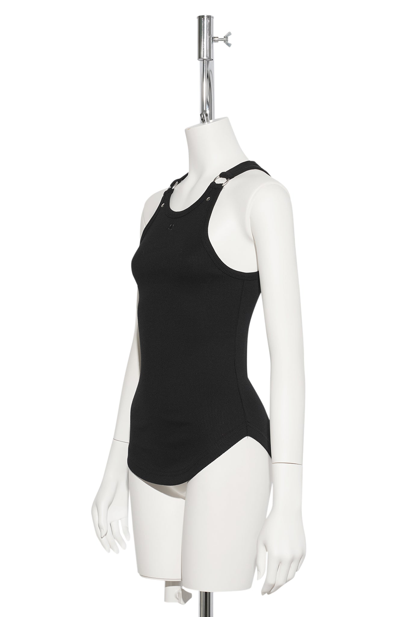 TANK TOP BUCKLE 90'S RIB / 9999:BLACK