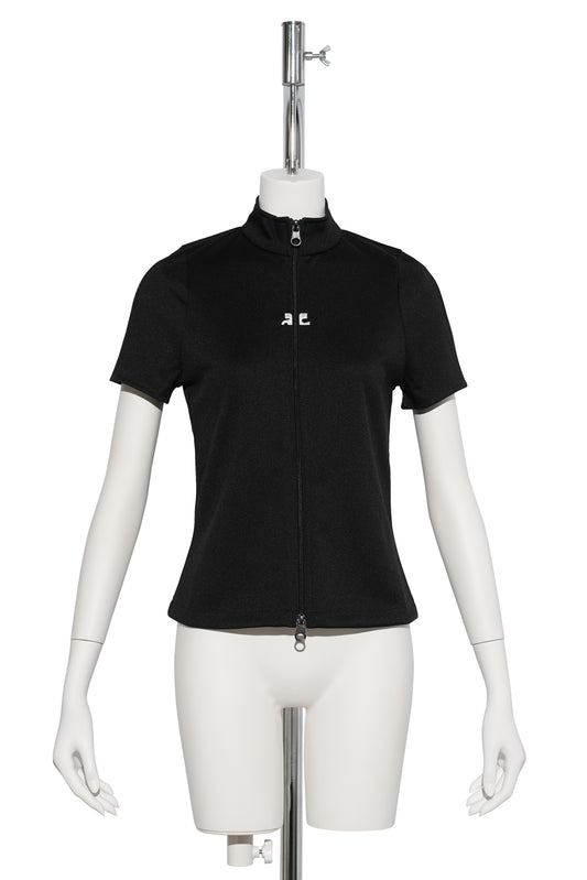 TOP INTERLOCK ZIPPED / 9999:BLACK