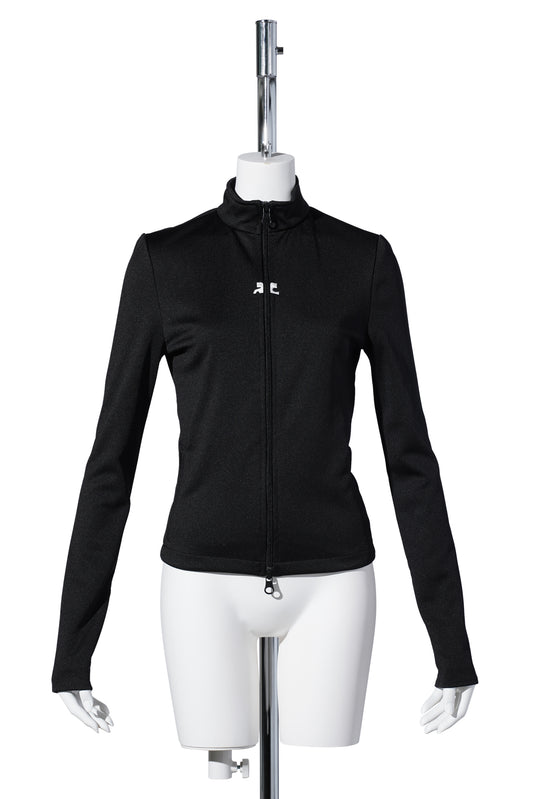 JACKET BIKER TRACKSUIT INTERLOCK / 9999:BLACK