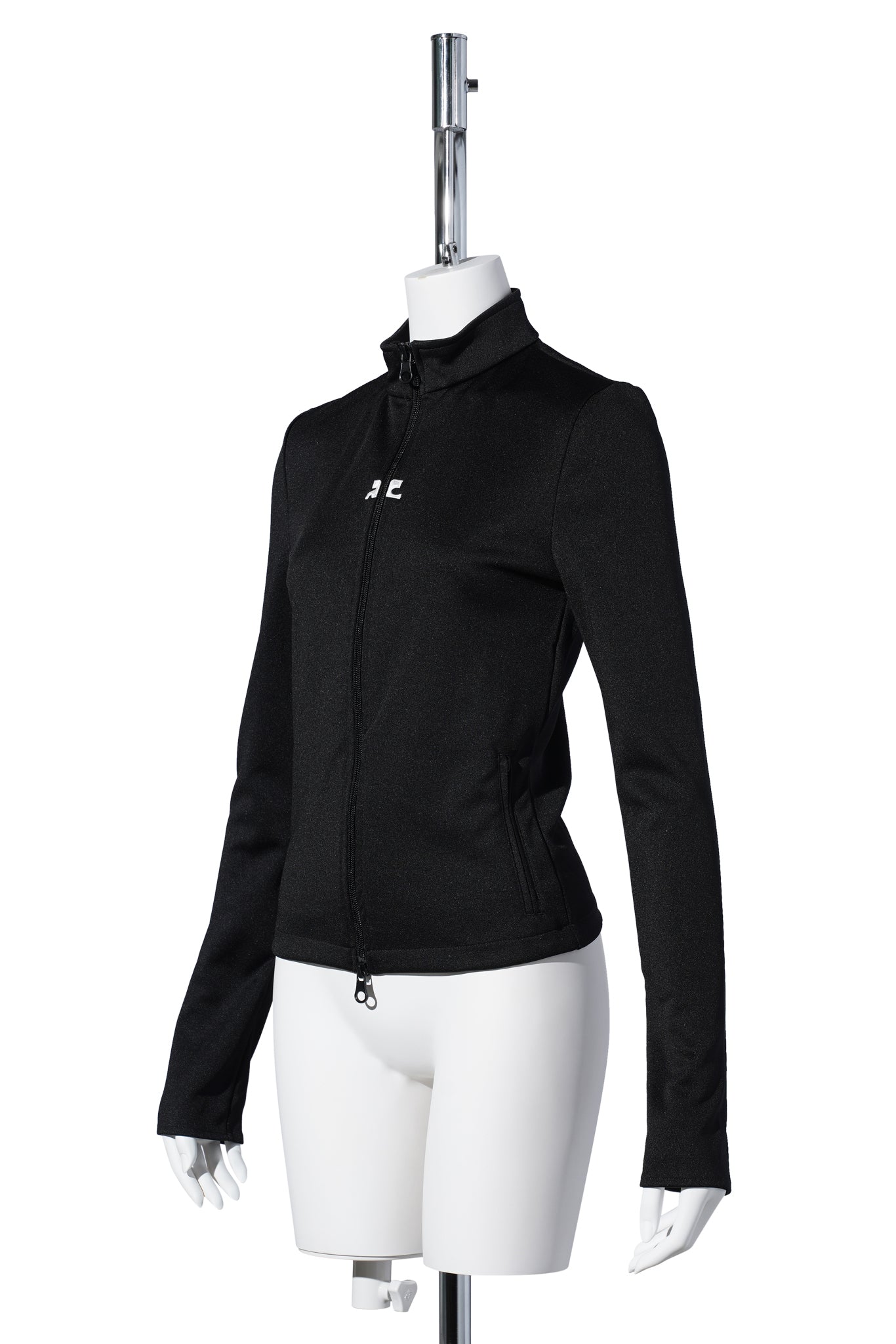 JACKET BIKER TRACKSUIT INTERLOCK / 9999:BLACK