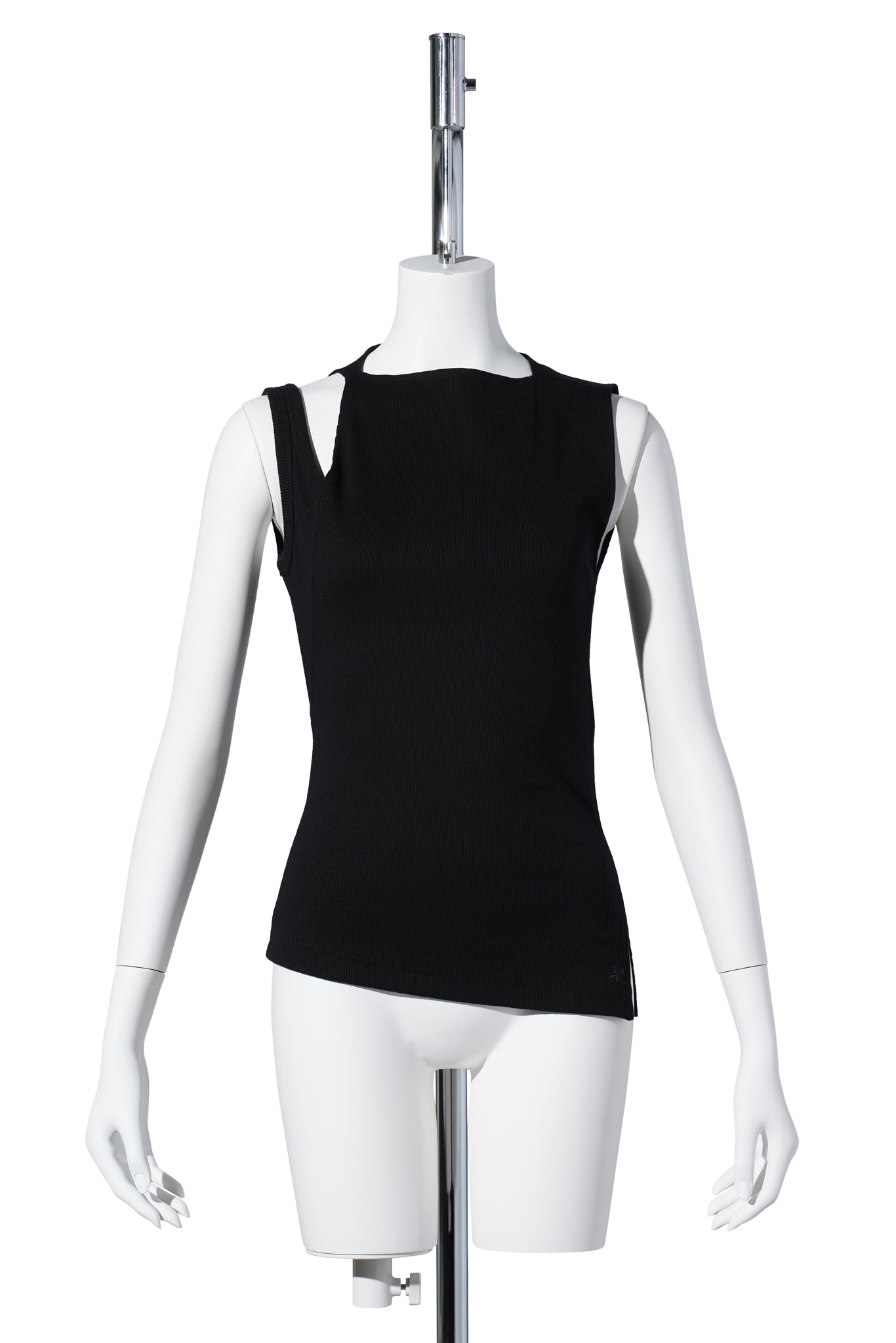 TOP TRANSVERSE 90'S RIB / 9999:BLACK