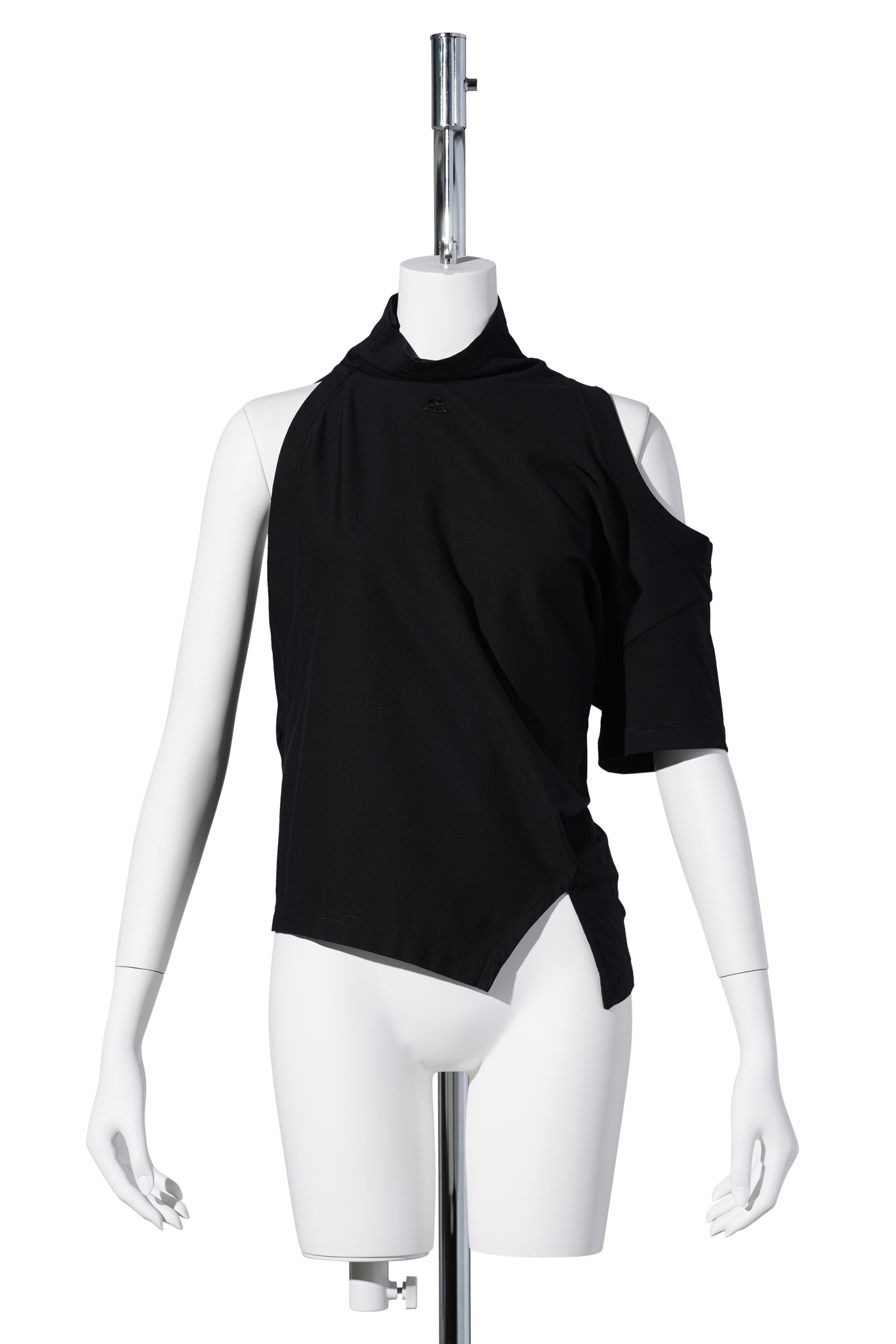 T-SHIRT TWISTED JERSEY / 9999:BLACK