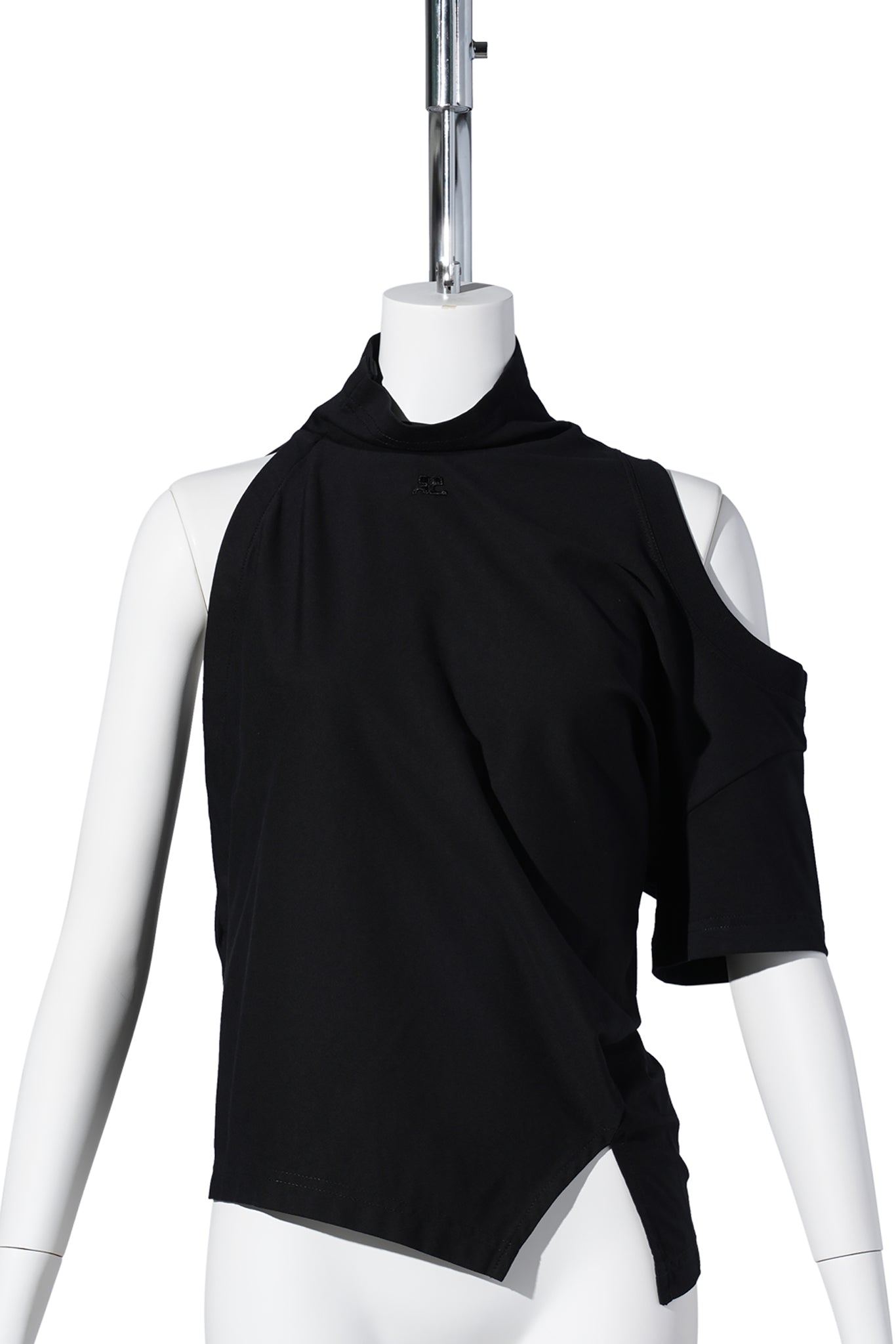 T-SHIRT TWISTED JERSEY / 9999:BLACK