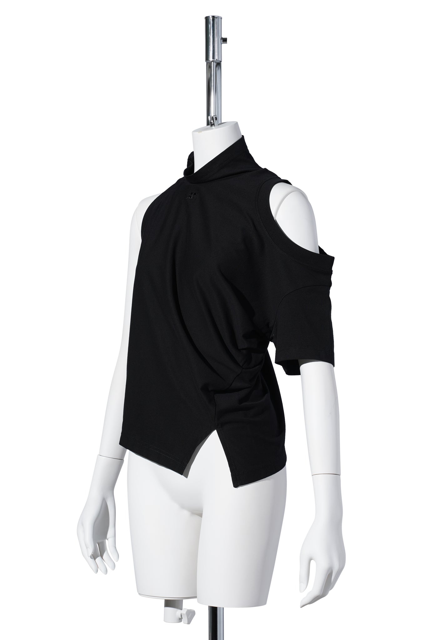 T-SHIRT TWISTED JERSEY / 9999:BLACK