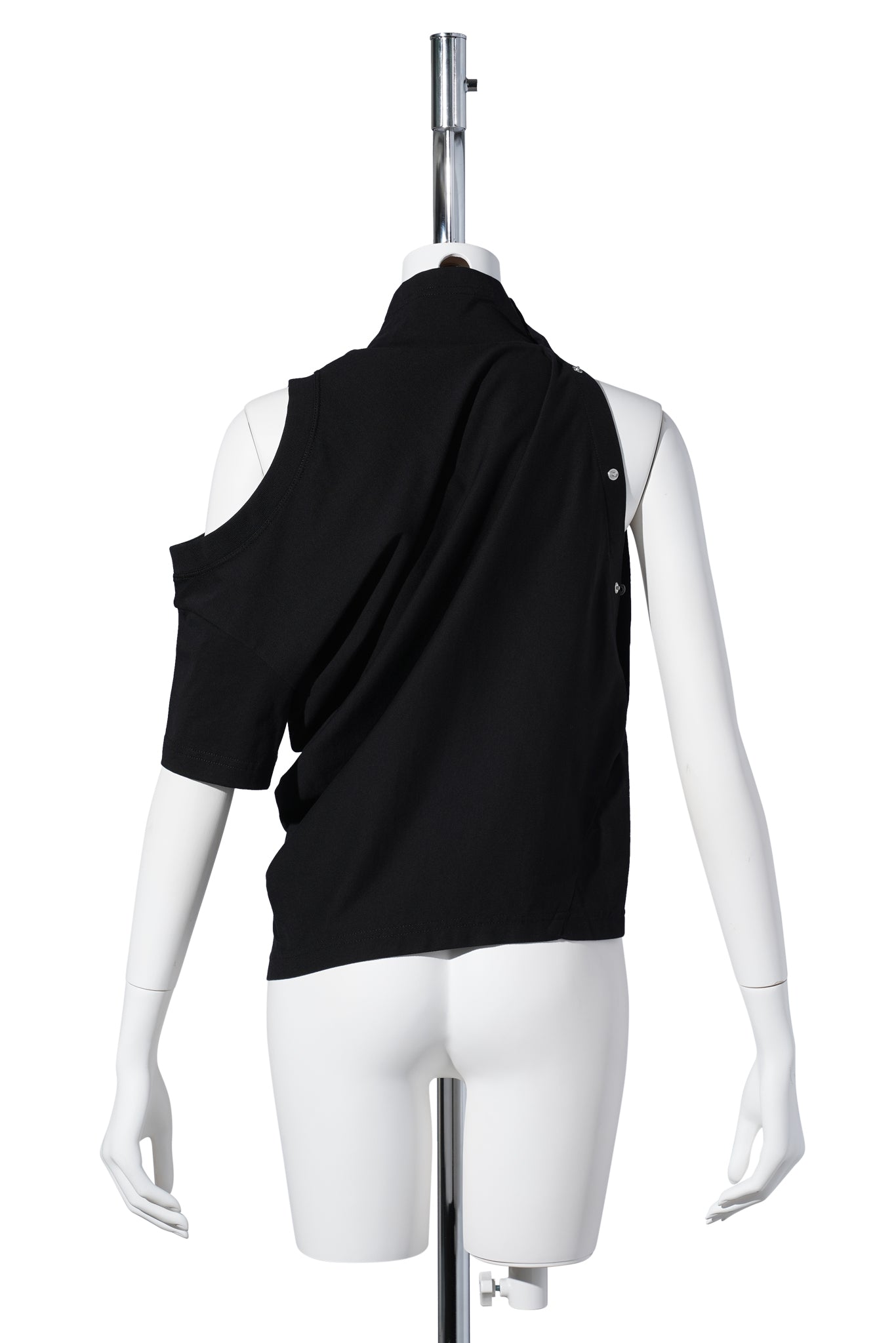 T-SHIRT TWISTED JERSEY / 9999:BLACK