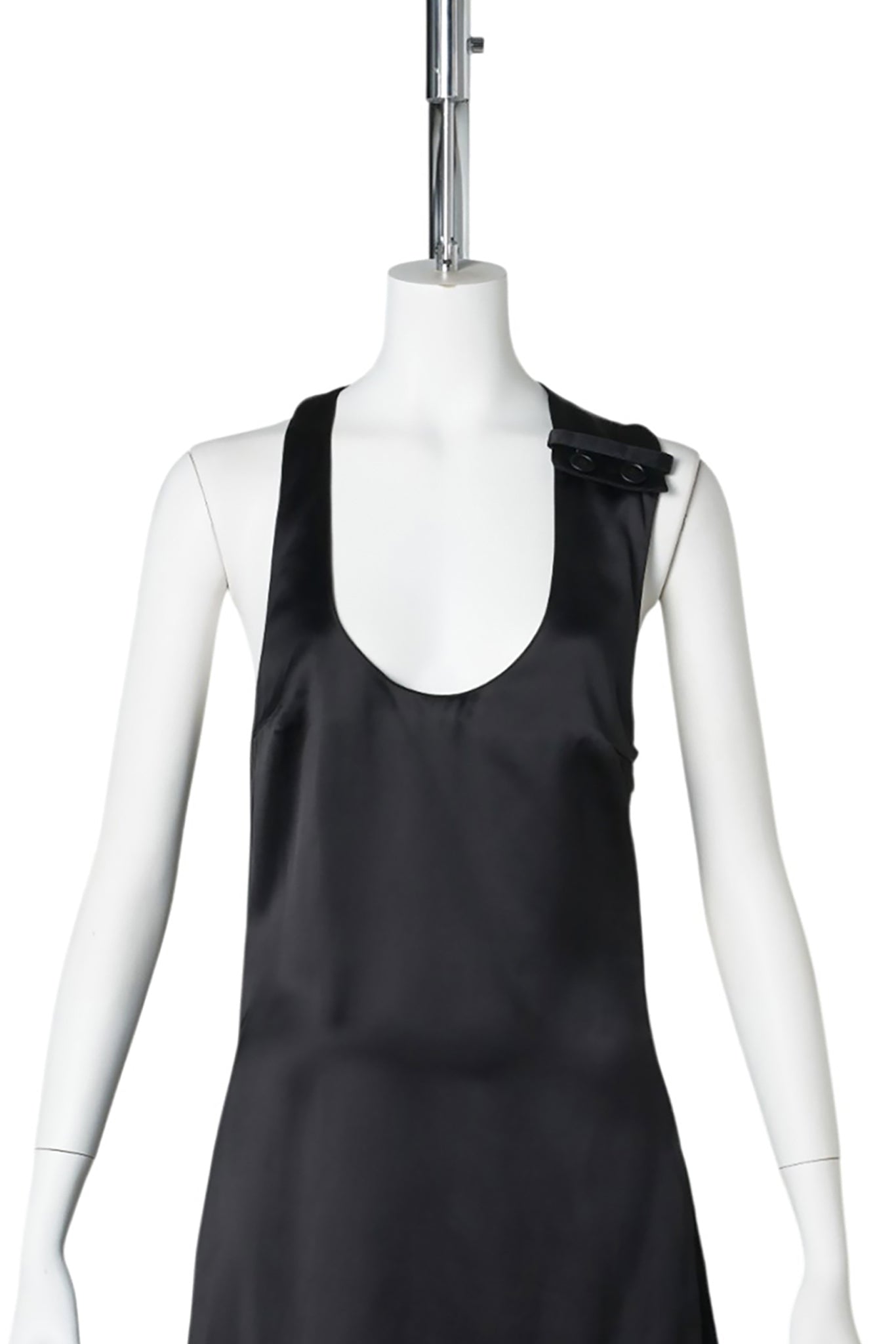 DRESS DOUBLE BUCKLE SATIN / 9999:BLACK