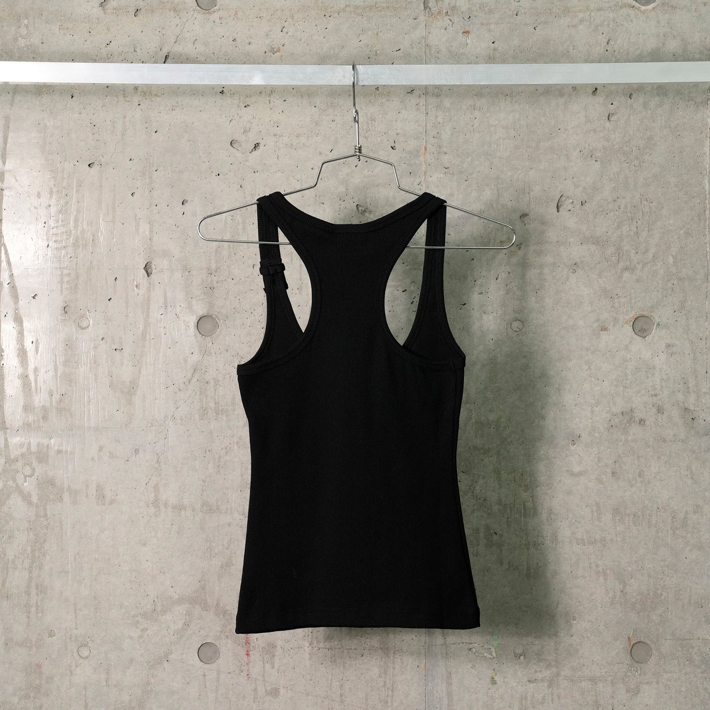 TANK TOP BUCKLE 90'S RIB / 9999:BLACK