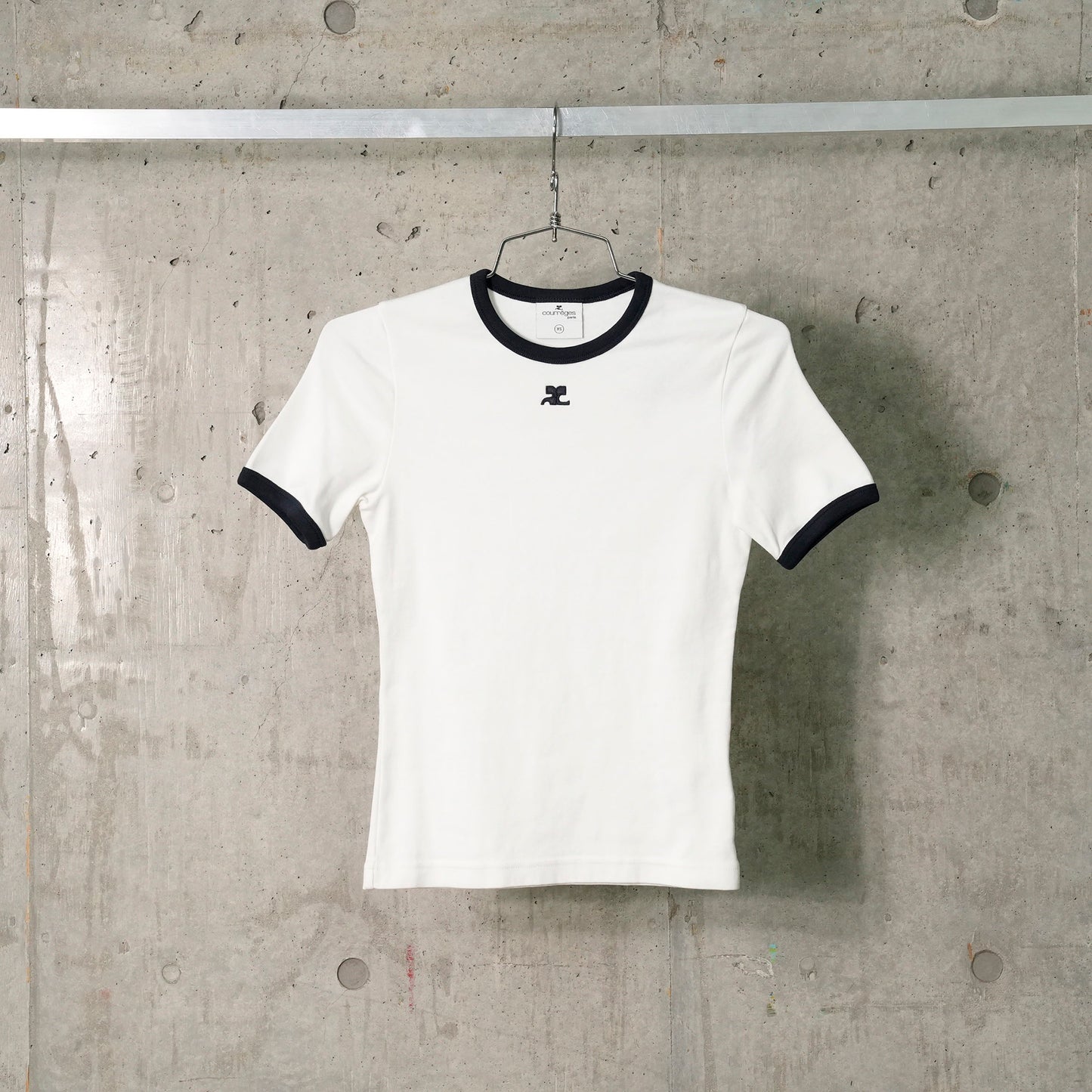 T-SHIRT SIGNATURE CONTRAST / 0083:HERITAGE WHITE/NAVY