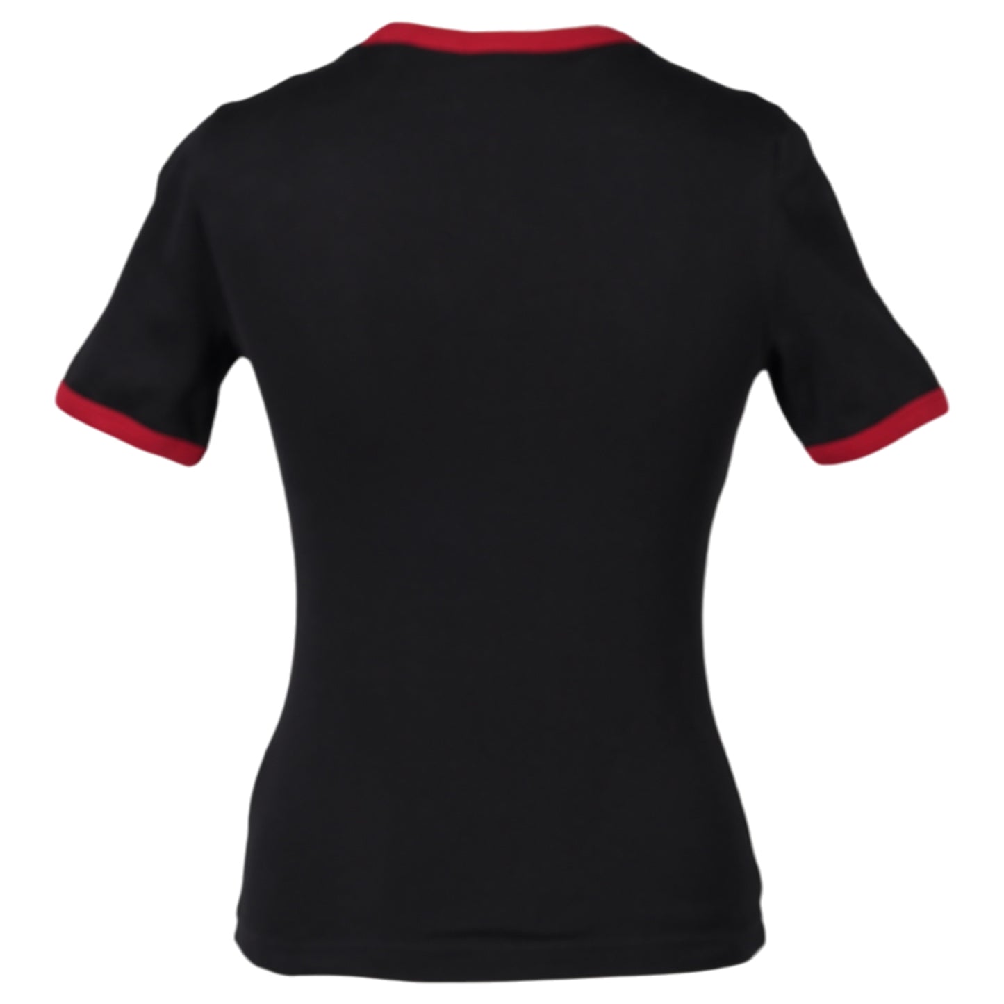 T-SHIRT SIGNATURE CONTRAST / B087:BLACK/RUBY