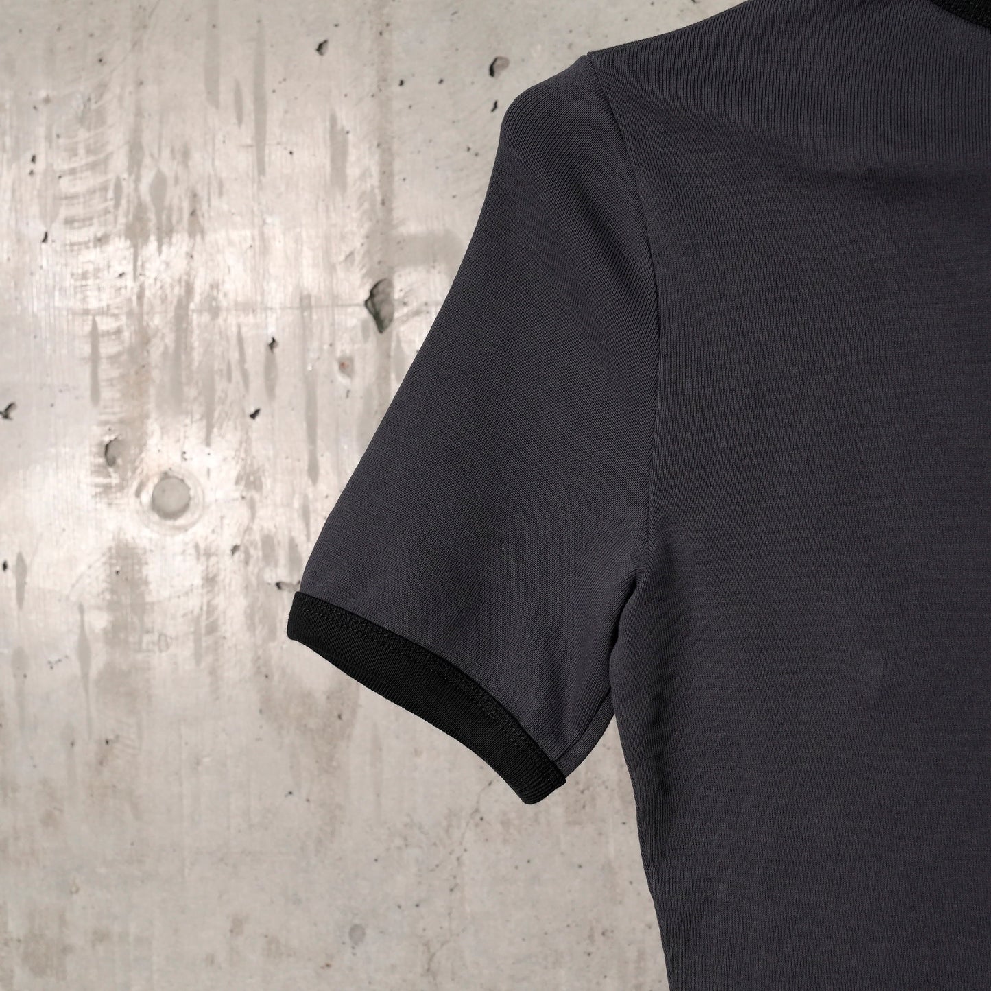 T-SHIRT SIGNATURE CONTRAST / B155:DENIM/BLACK