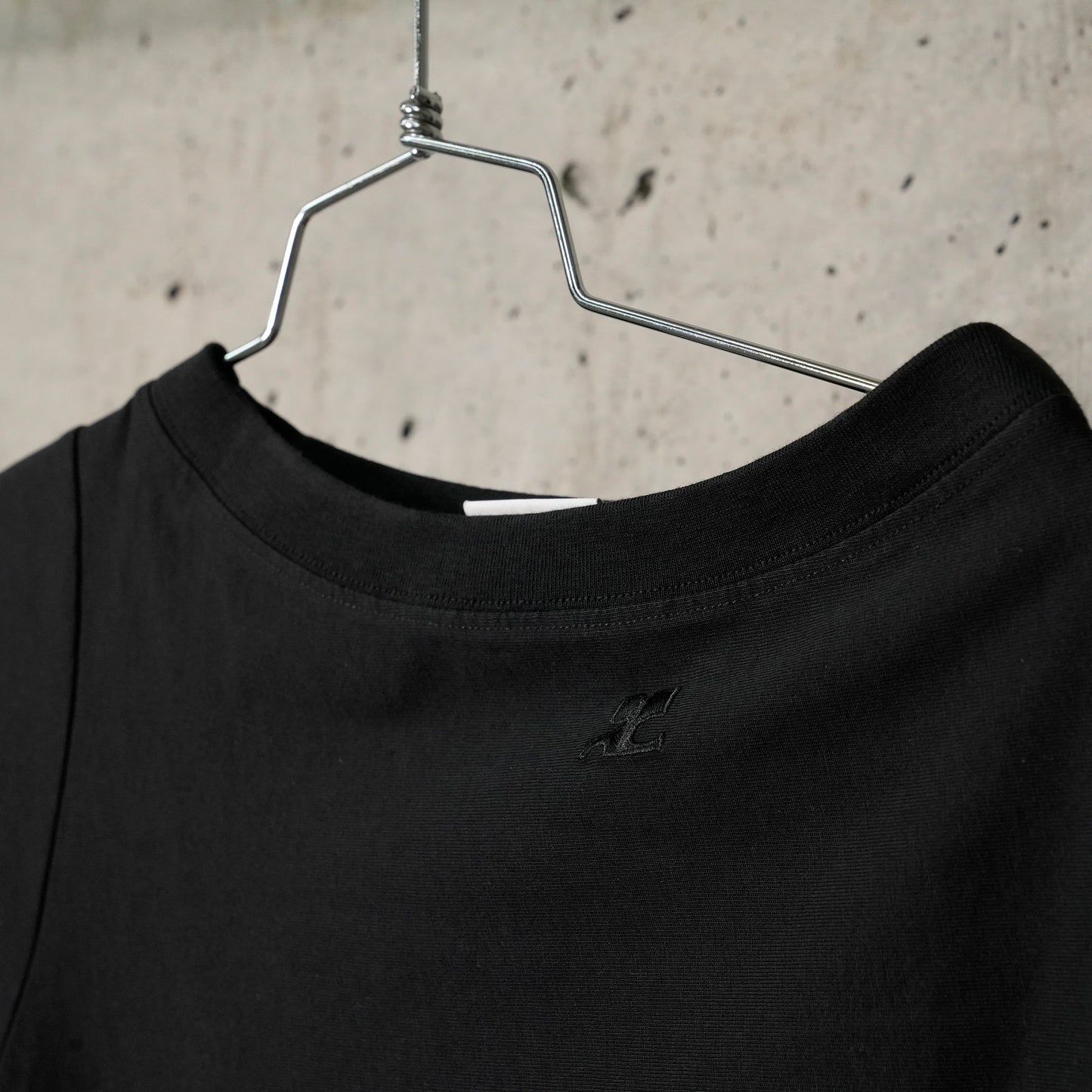 T-SHIRT TWIST ASYMETRICAL / 9999:BLACK