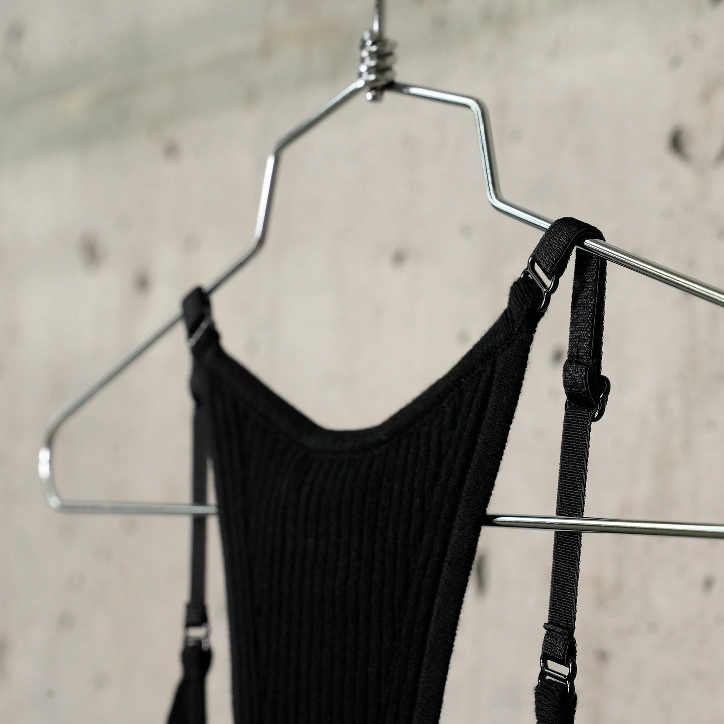 TANK TOP SCUBA RIB KNIT / 9999:BLACK