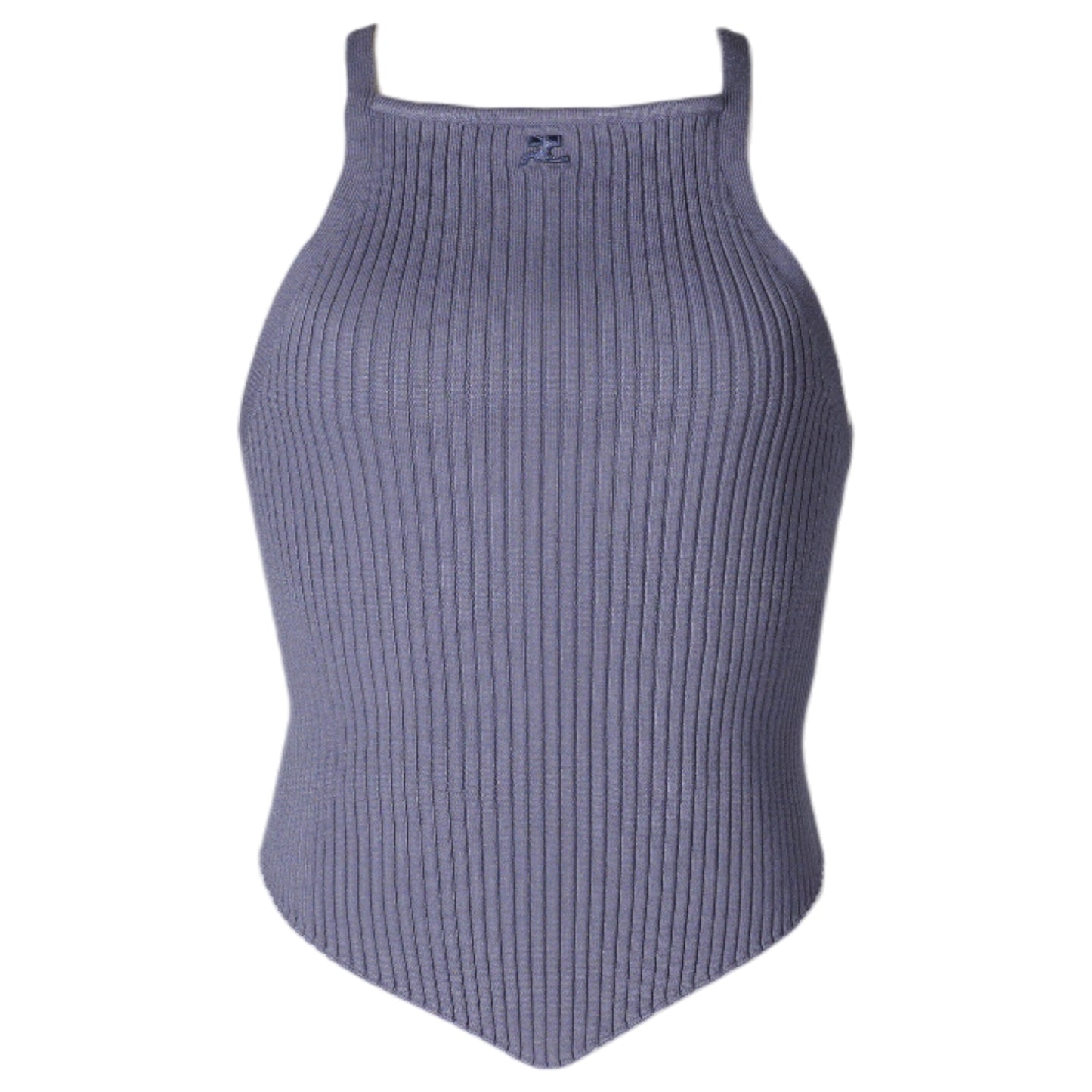 SIGNATURE POINTY RIB KNIT / 7095:DUSK BLUE