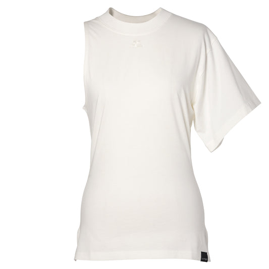 T-SHIRT SCUBA ONE-SLEEVE / 0001:HERITAGE WHITE